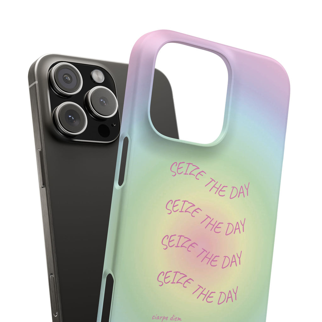 Carpe Diem Bermuda Halo Gradient Snap Phone Case