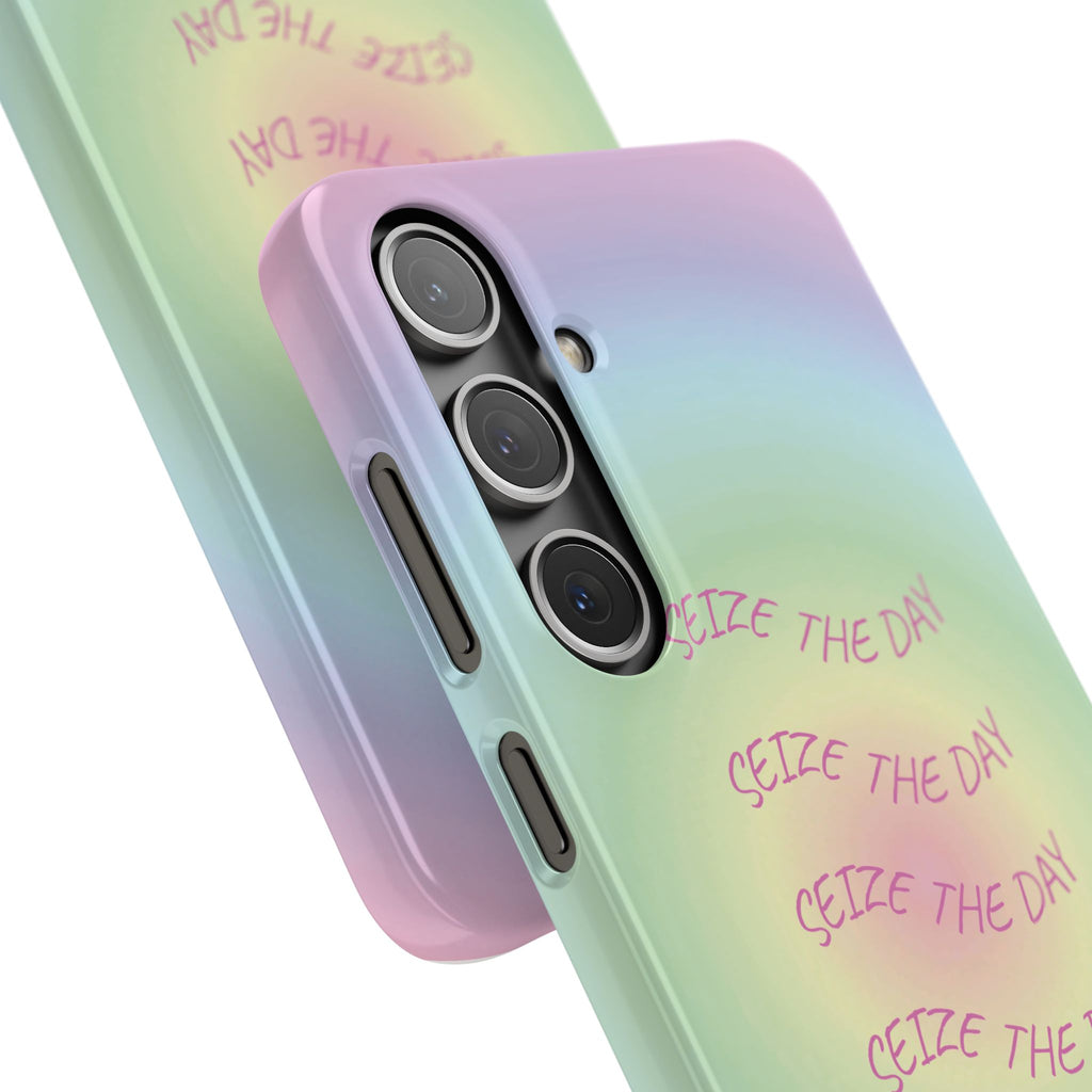 Carpe Diem Bermuda Halo Gradient Snap Phone Case