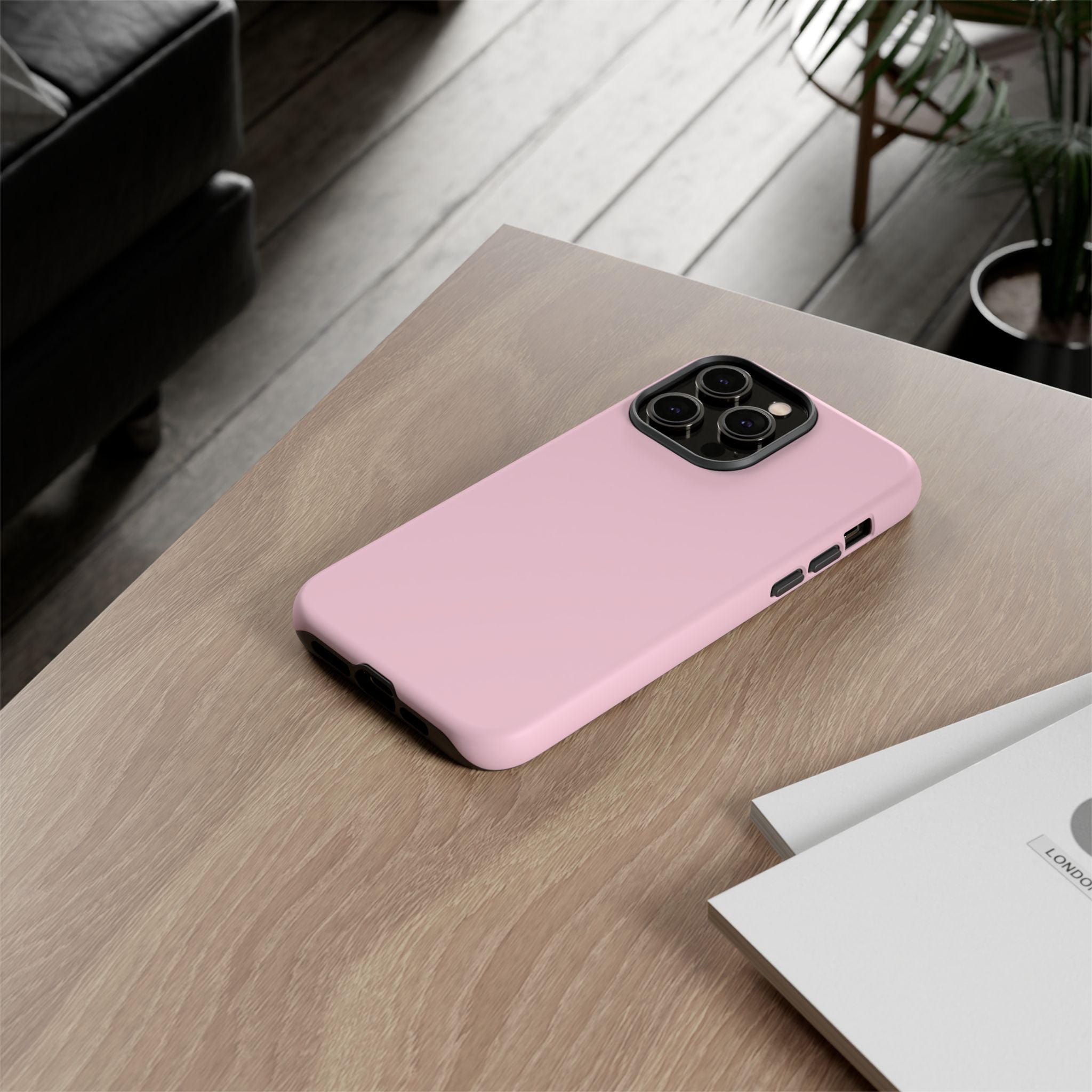 Pale Pink Protective Phone Case