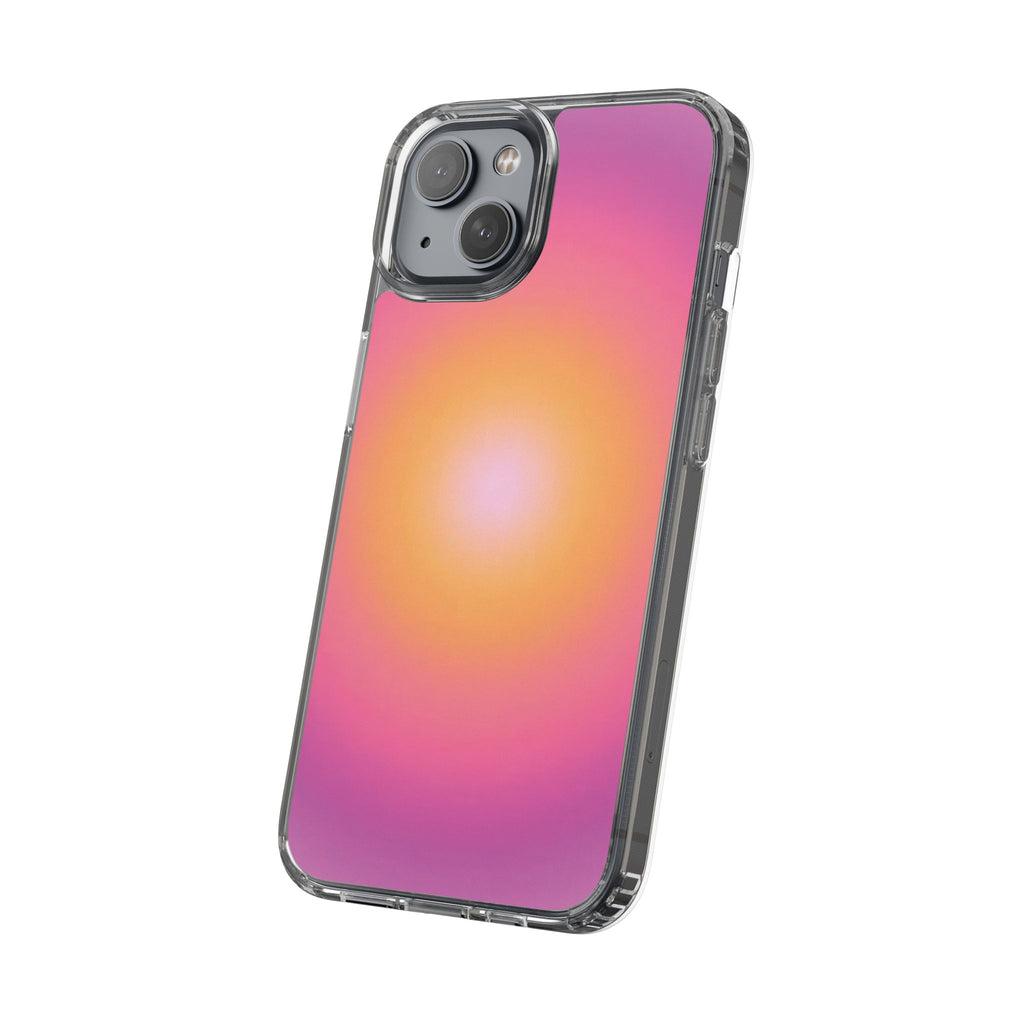 Sunset Gradient Clear Protective Cover