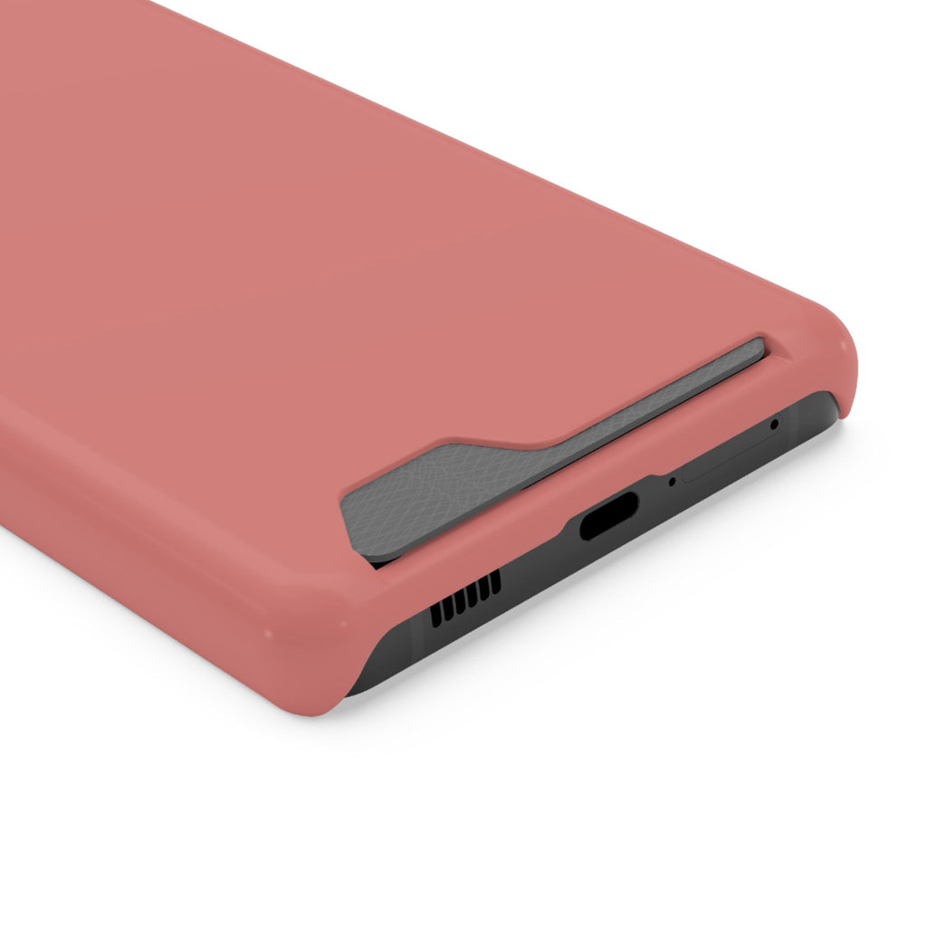 Frosty Pink Card Holder Phone Case
