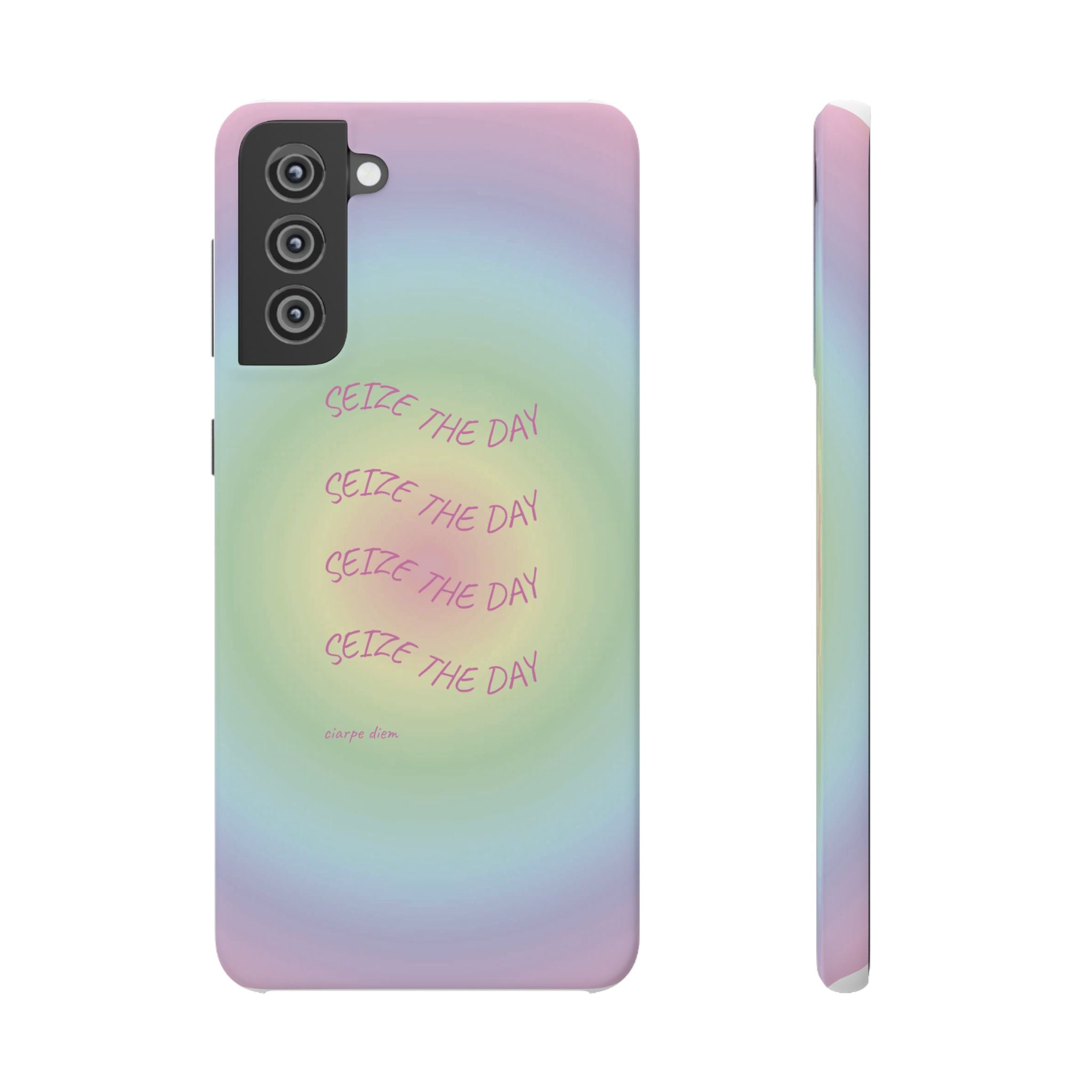 Carpe Diem Bermuda Halo Gradient Snap Phone Case