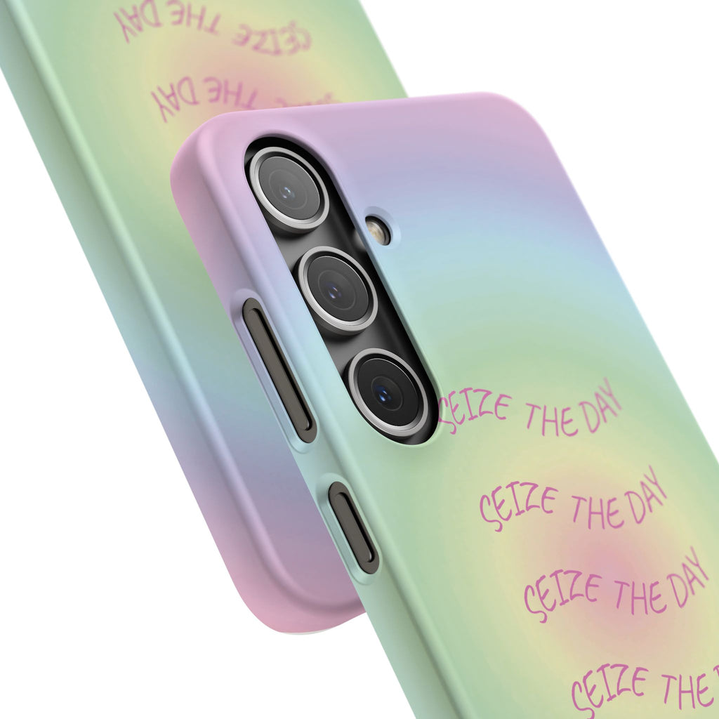 Carpe Diem Bermuda Halo Gradient Snap Phone Case