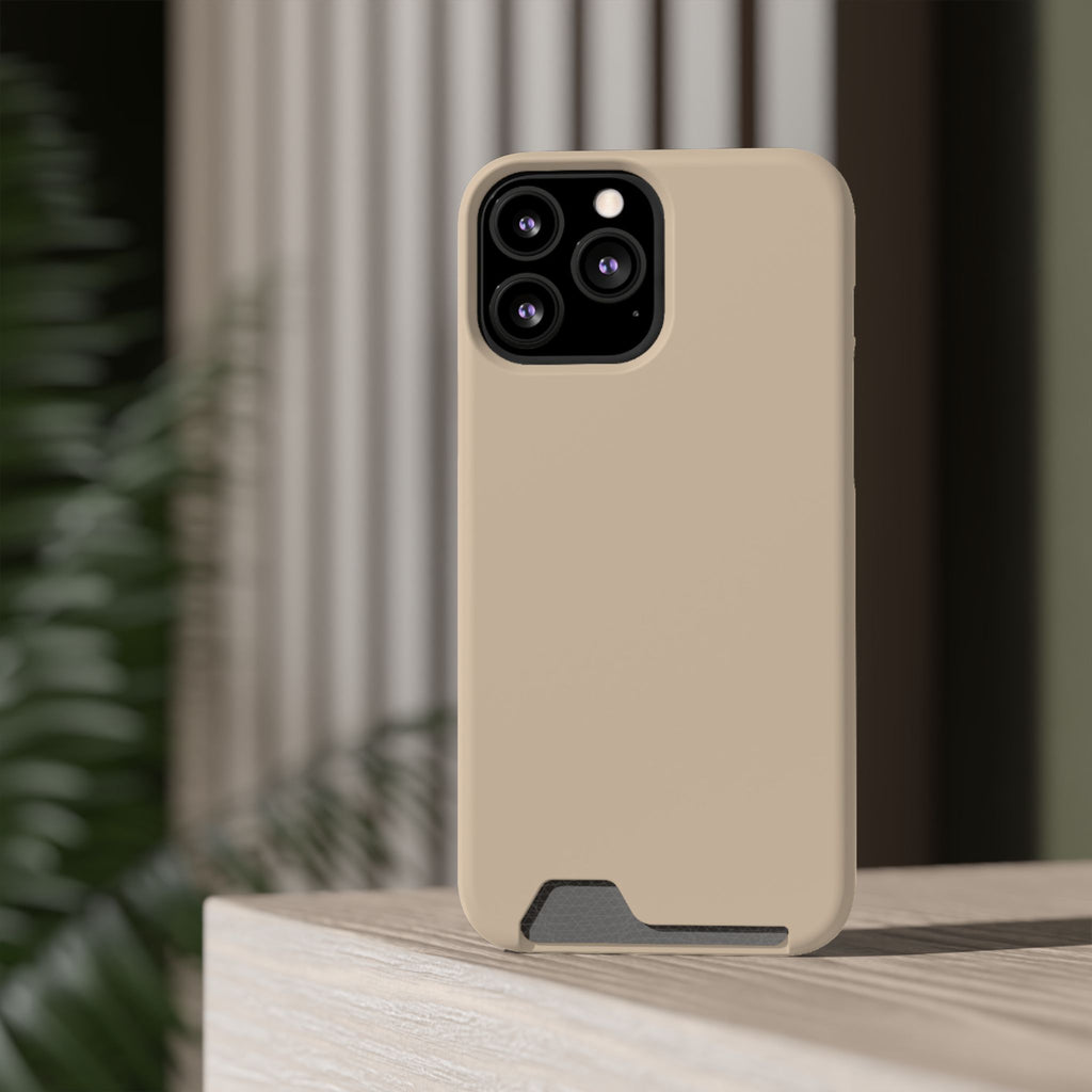 Beige Card-Holder Phone Case