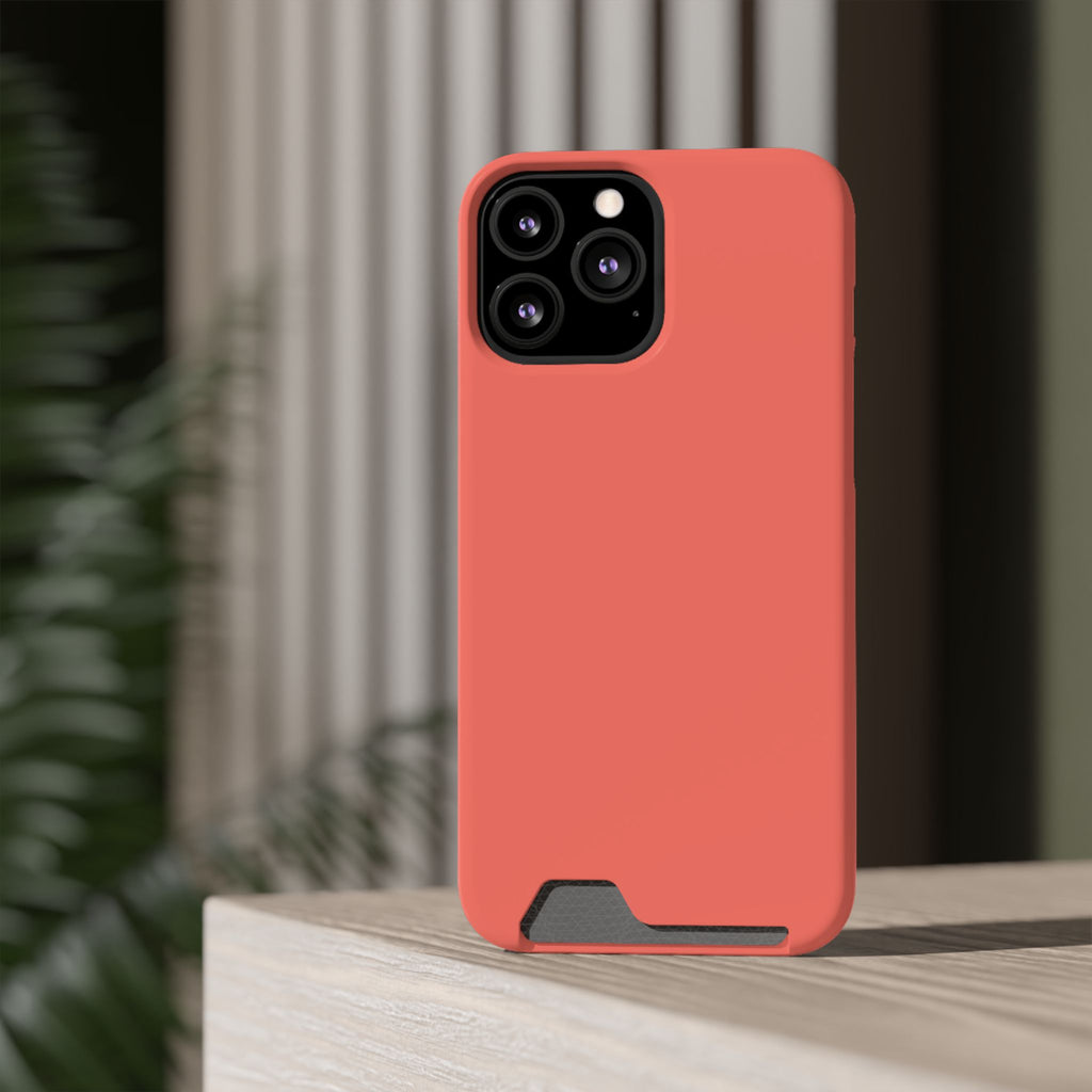 Coral Cardholder Phone Case