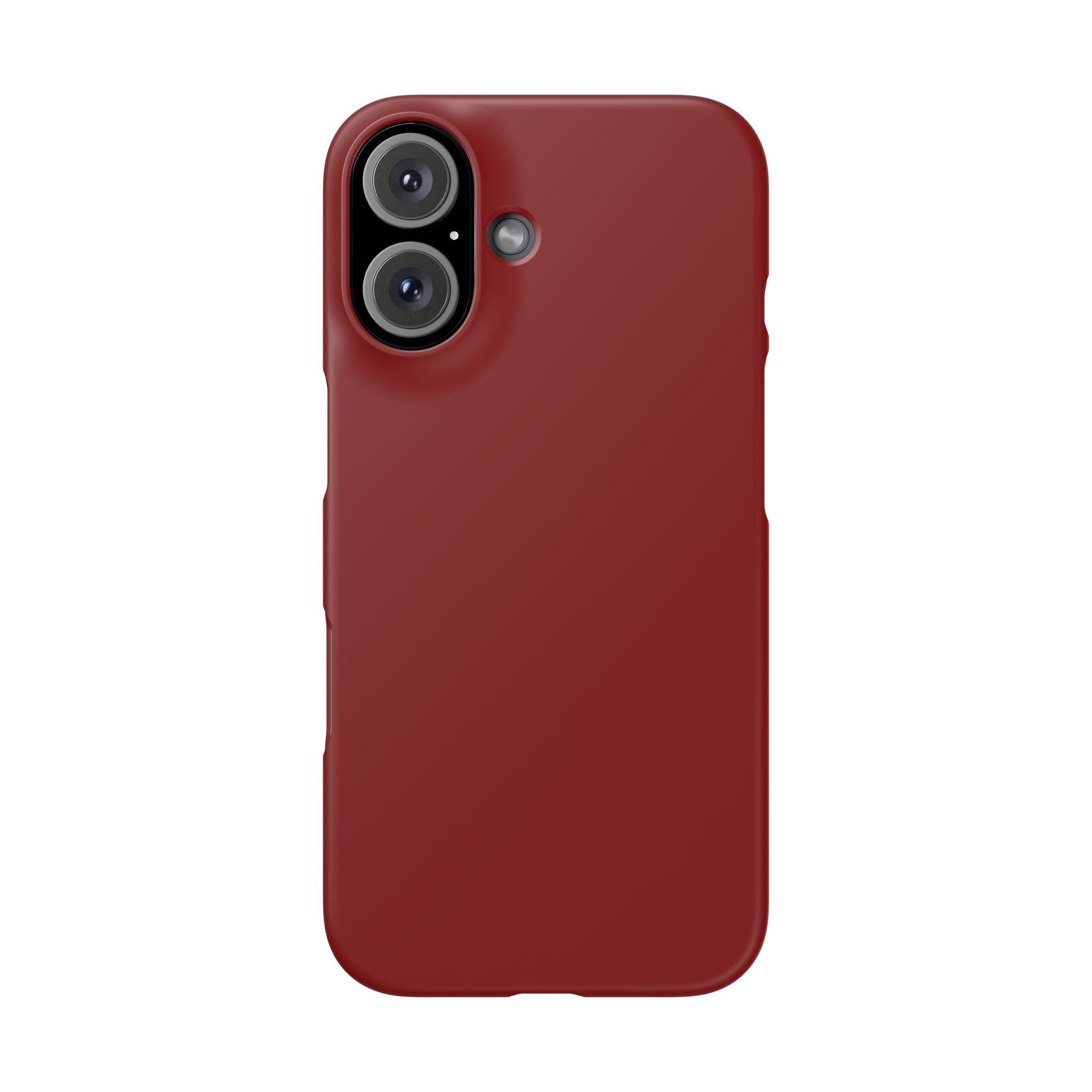 Dark Red Snap Phone Case