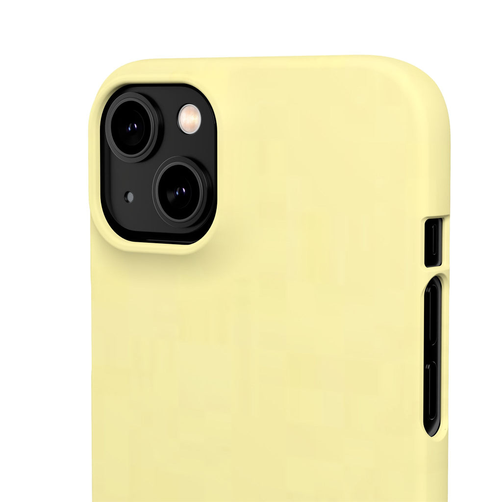Pale Yellow Snap Phone Case