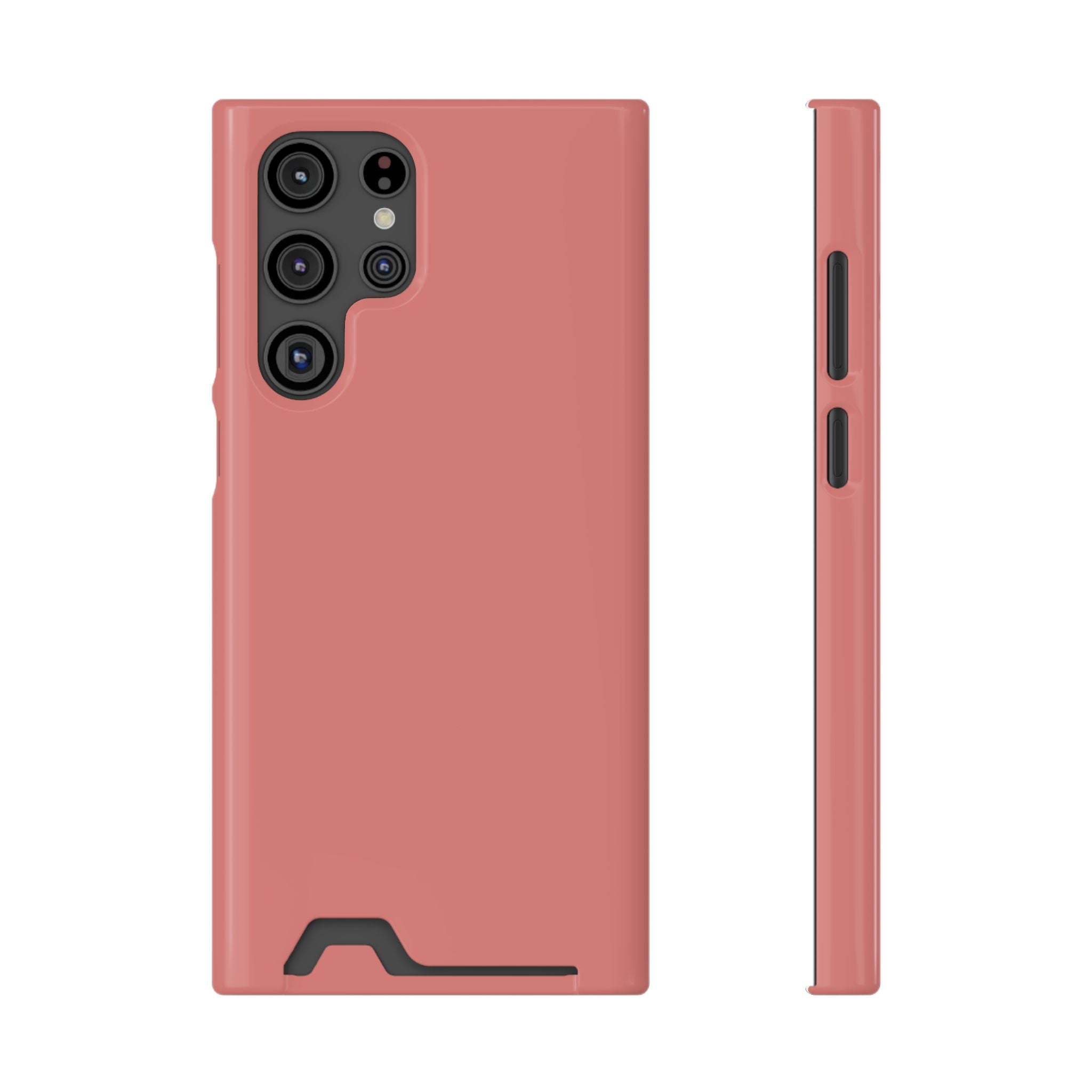 Frosty Pink Card Holder Phone Case
