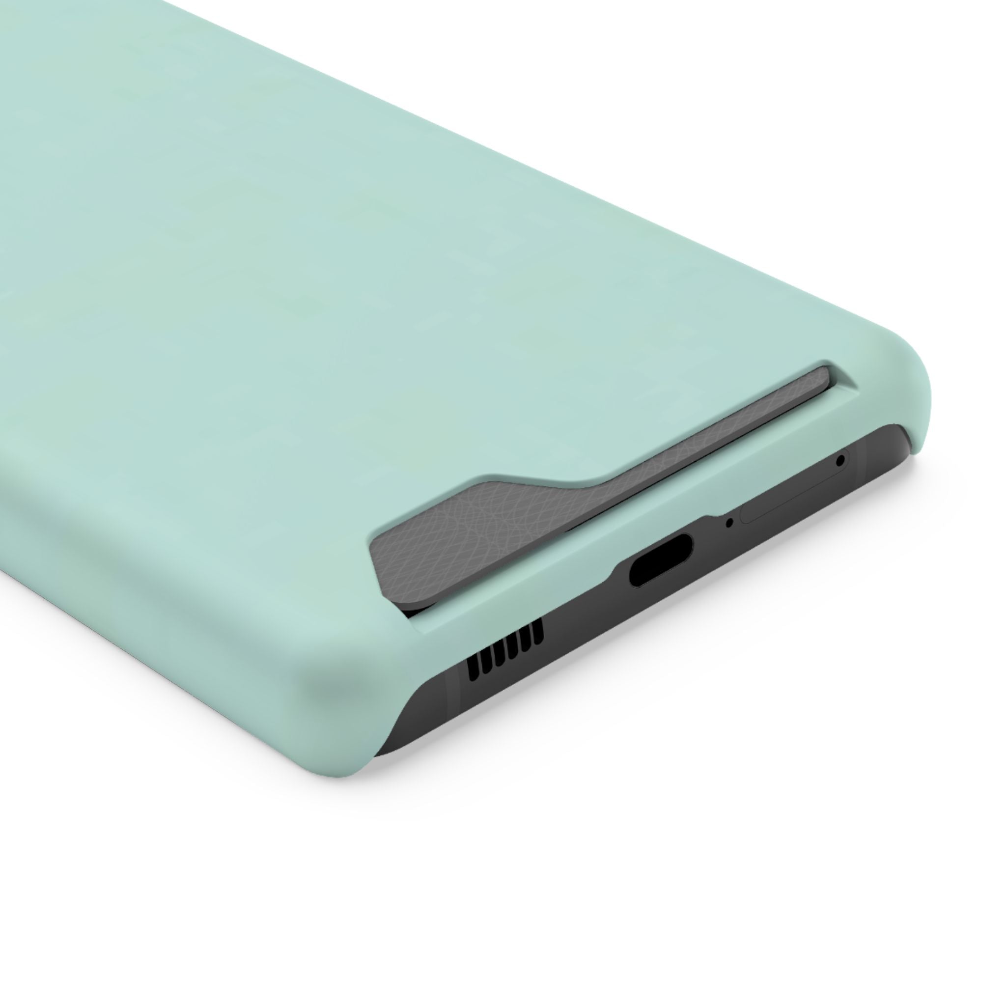 Light Mint Card Holder Phone Case