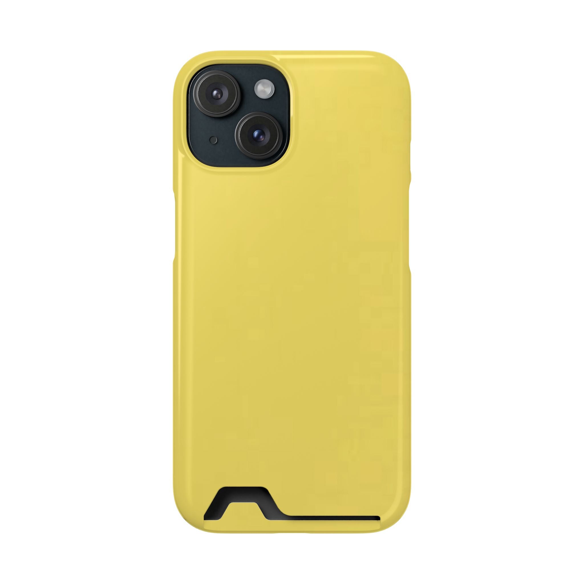 Yellow Card-Holder Phone Case