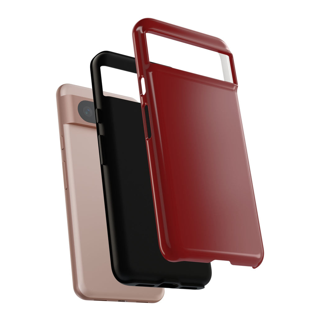 Dark Red Protective Phone Case