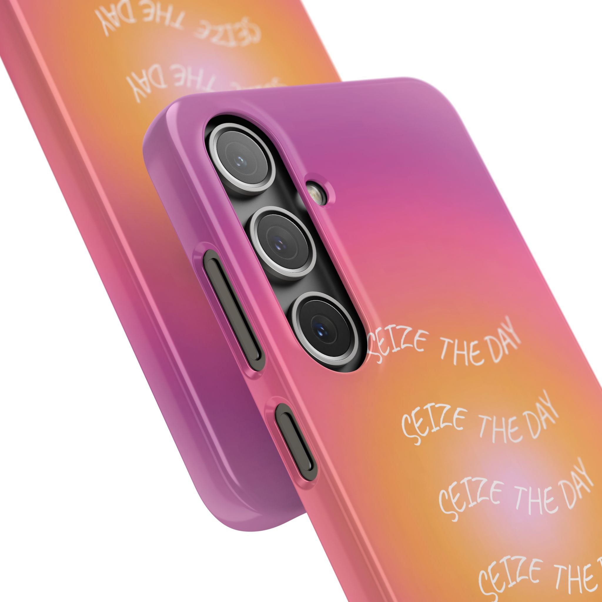 Carpe Diem Sunburst Gradient Snap Phone Case