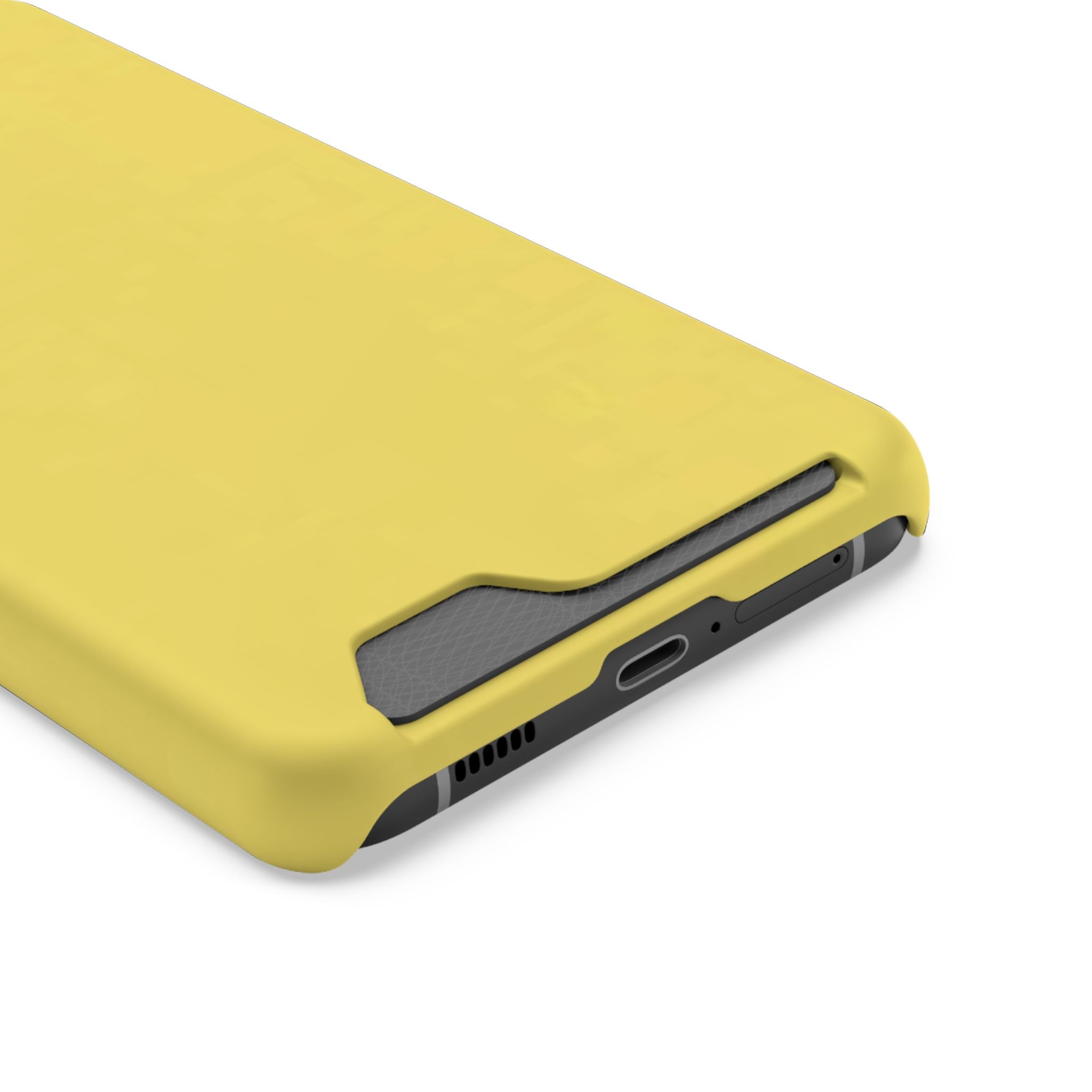 Yellow Card-Holder Phone Case