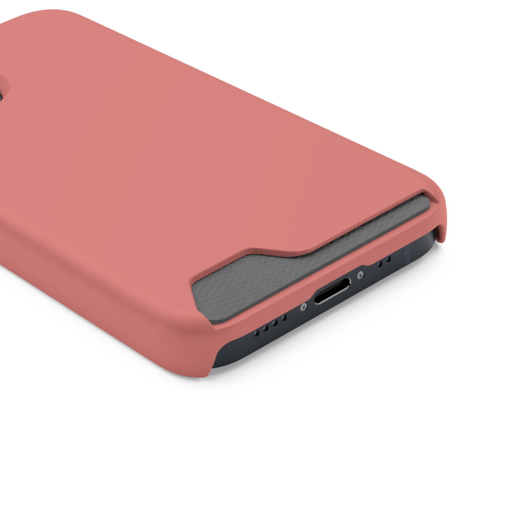 Frosty Pink Card Holder Phone Case