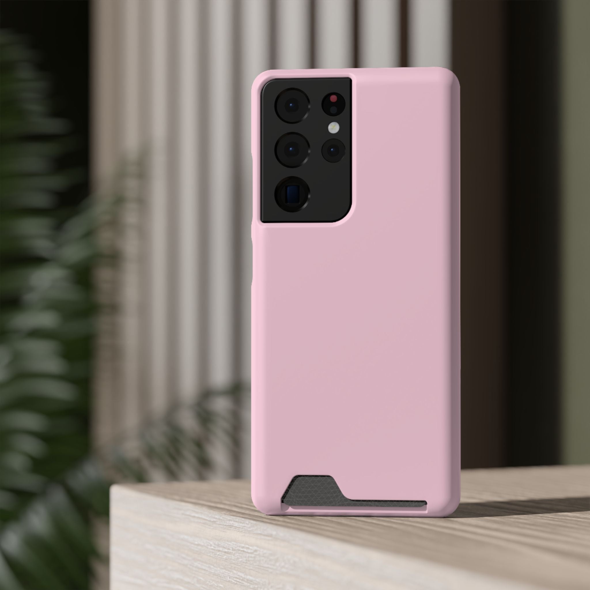 Pale Pink Card-Holder Phone Case
