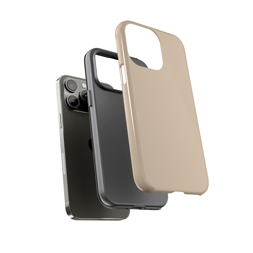 Beige Protective Phone Case