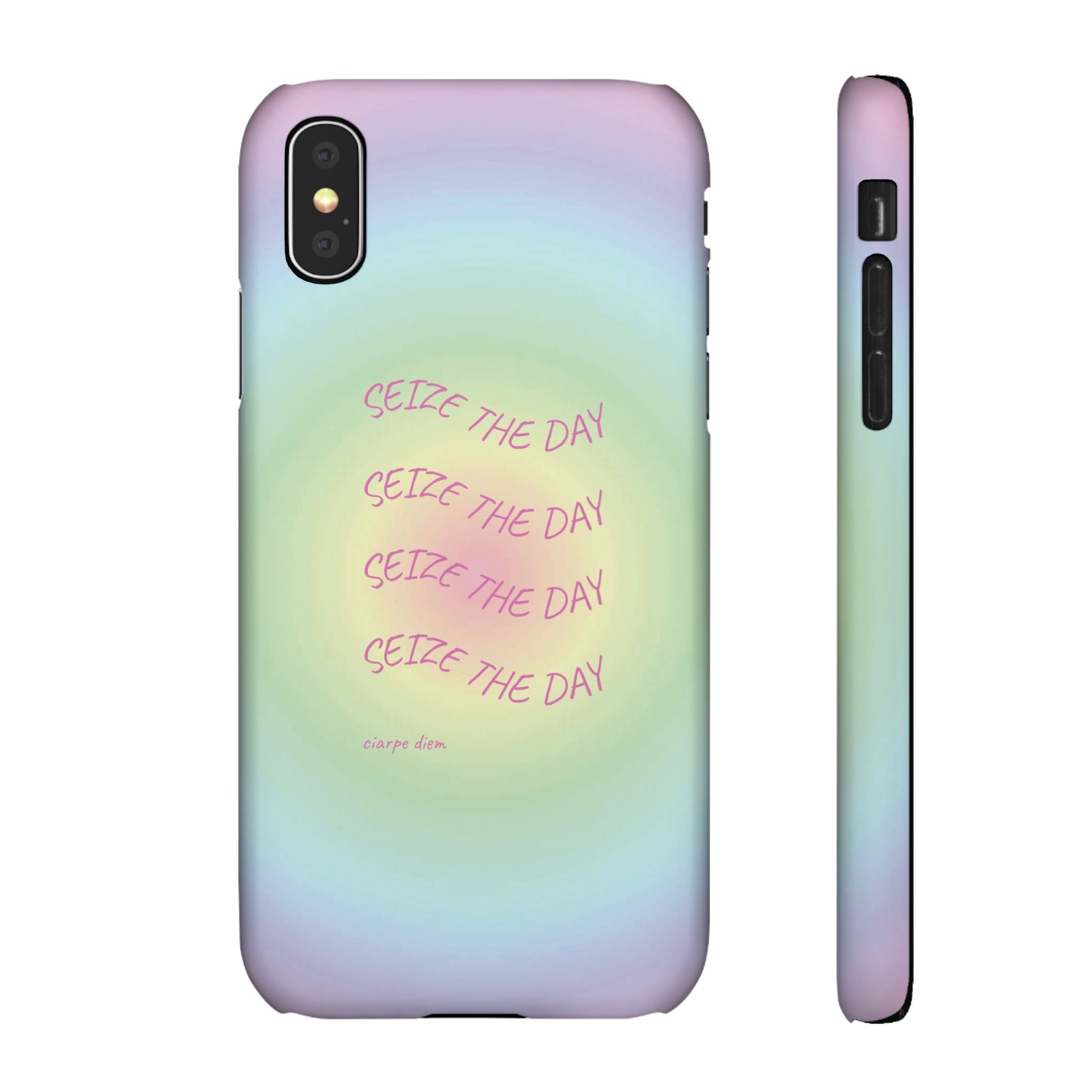 Carpe Diem Bermuda Halo Gradient Snap Phone Case