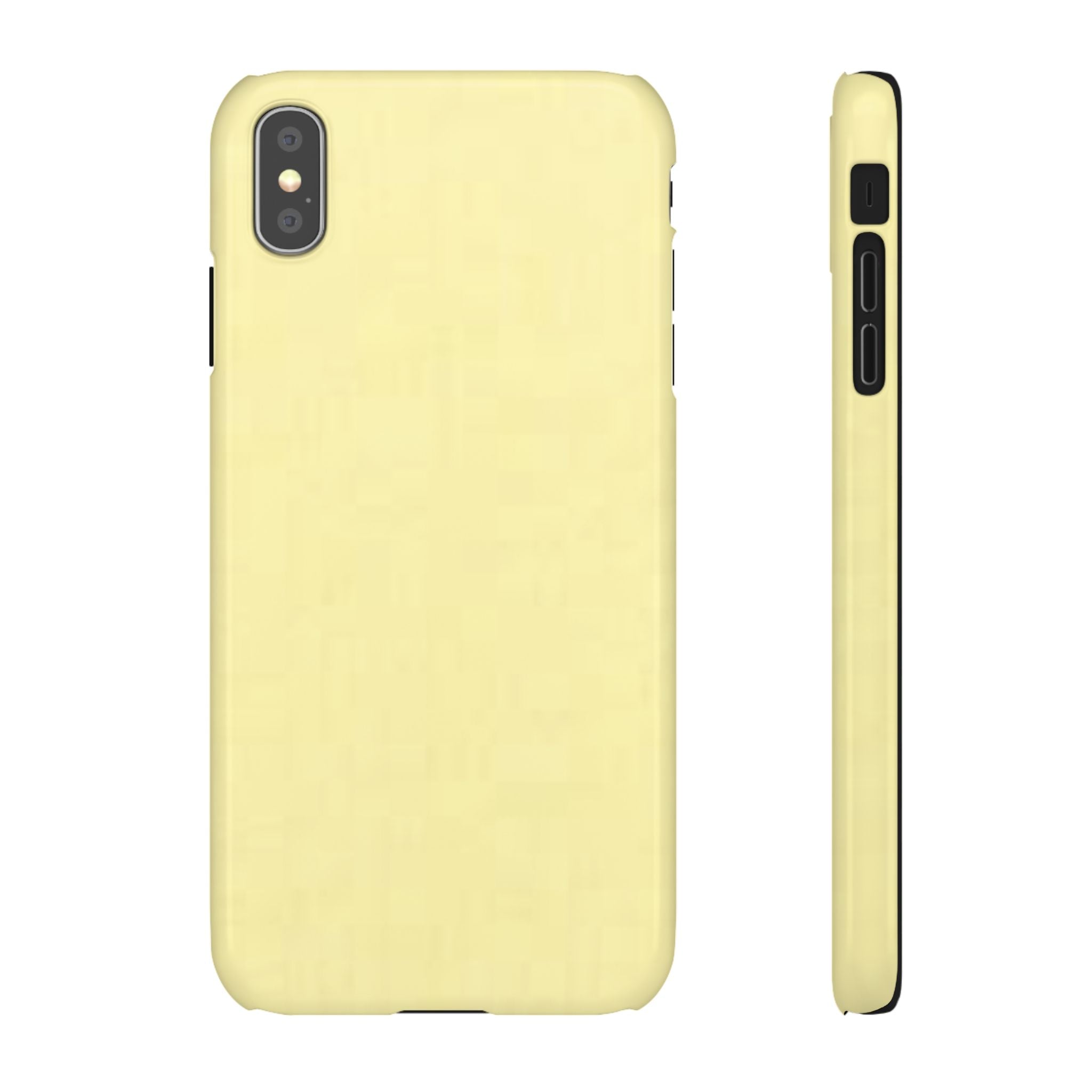 Pale Yellow Snap Phone Case