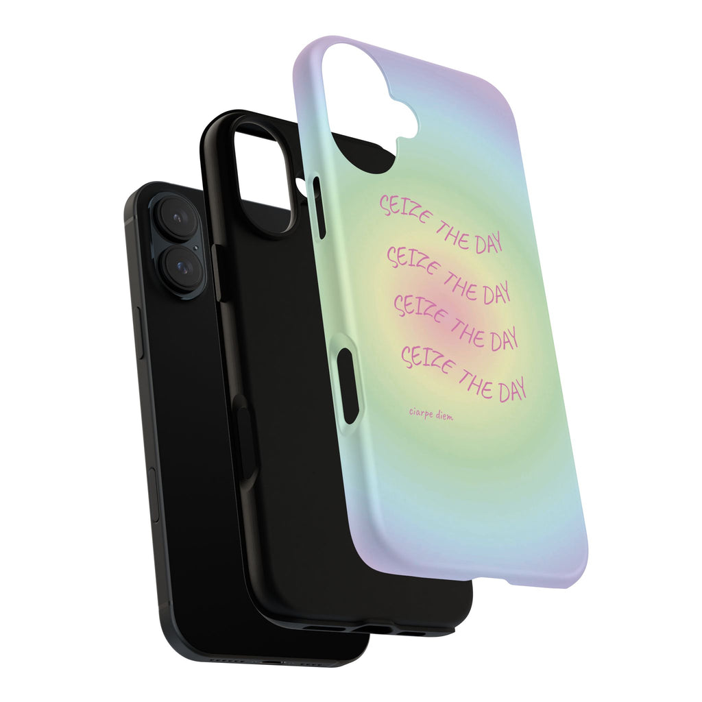 Bermuda Halo Seize The Day Pastel Gradient Tough Phone Case