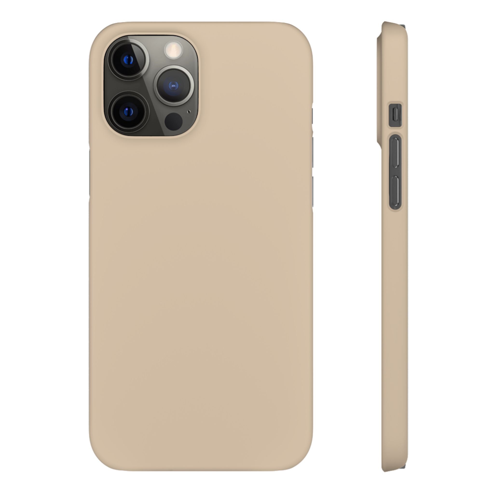 Beige Snap Phone Case