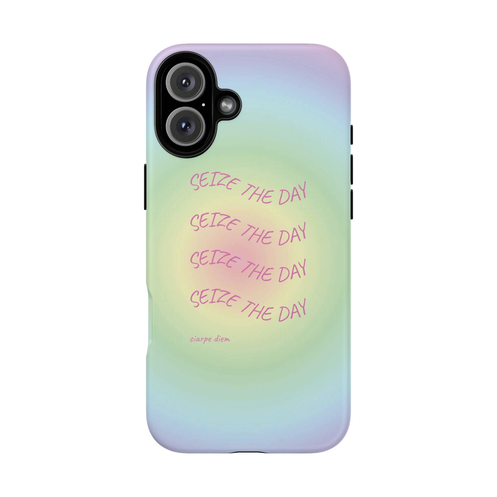 Bermuda Halo Seize The Day Pastel Gradient Tough Phone Case