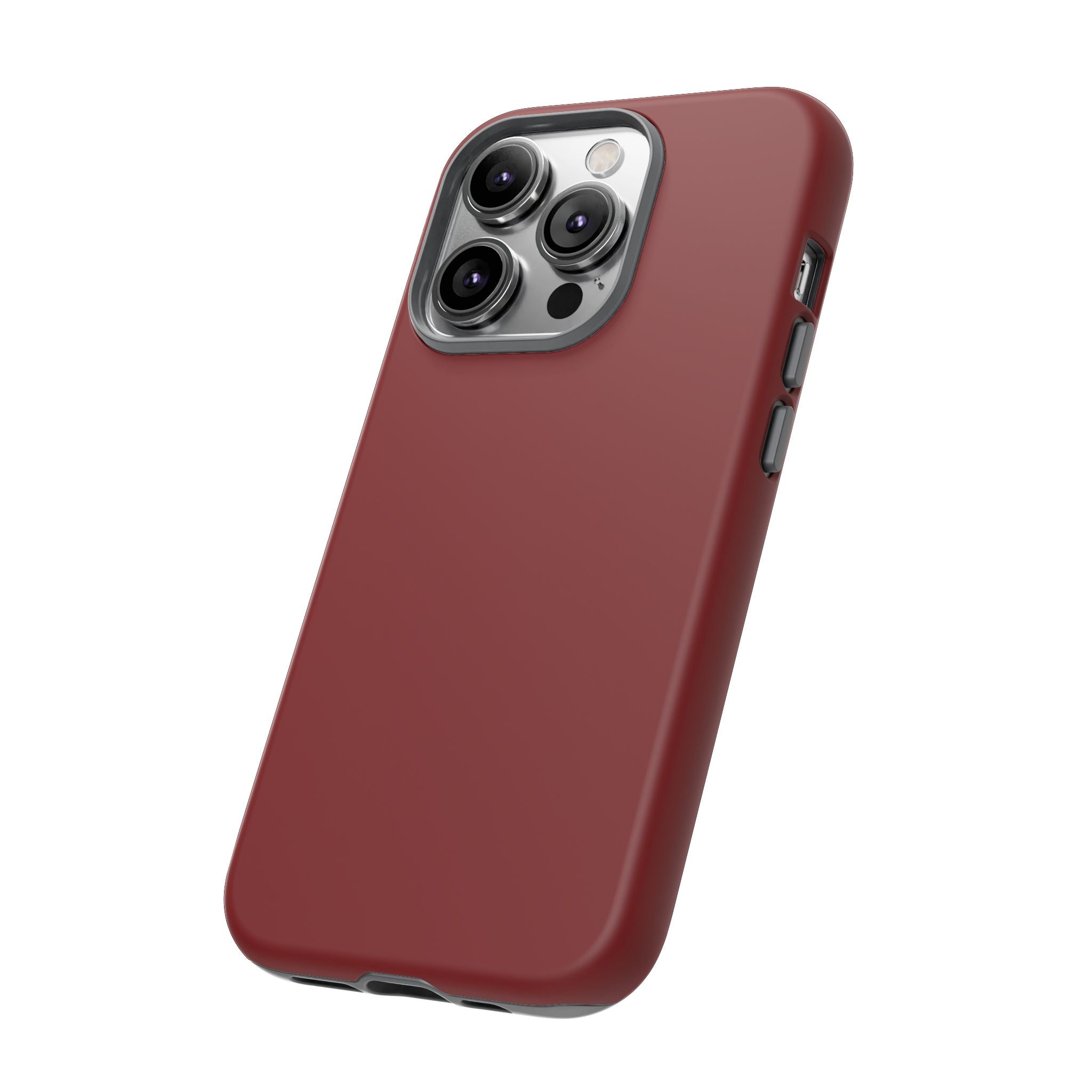 Dark Red Protective Phone Case