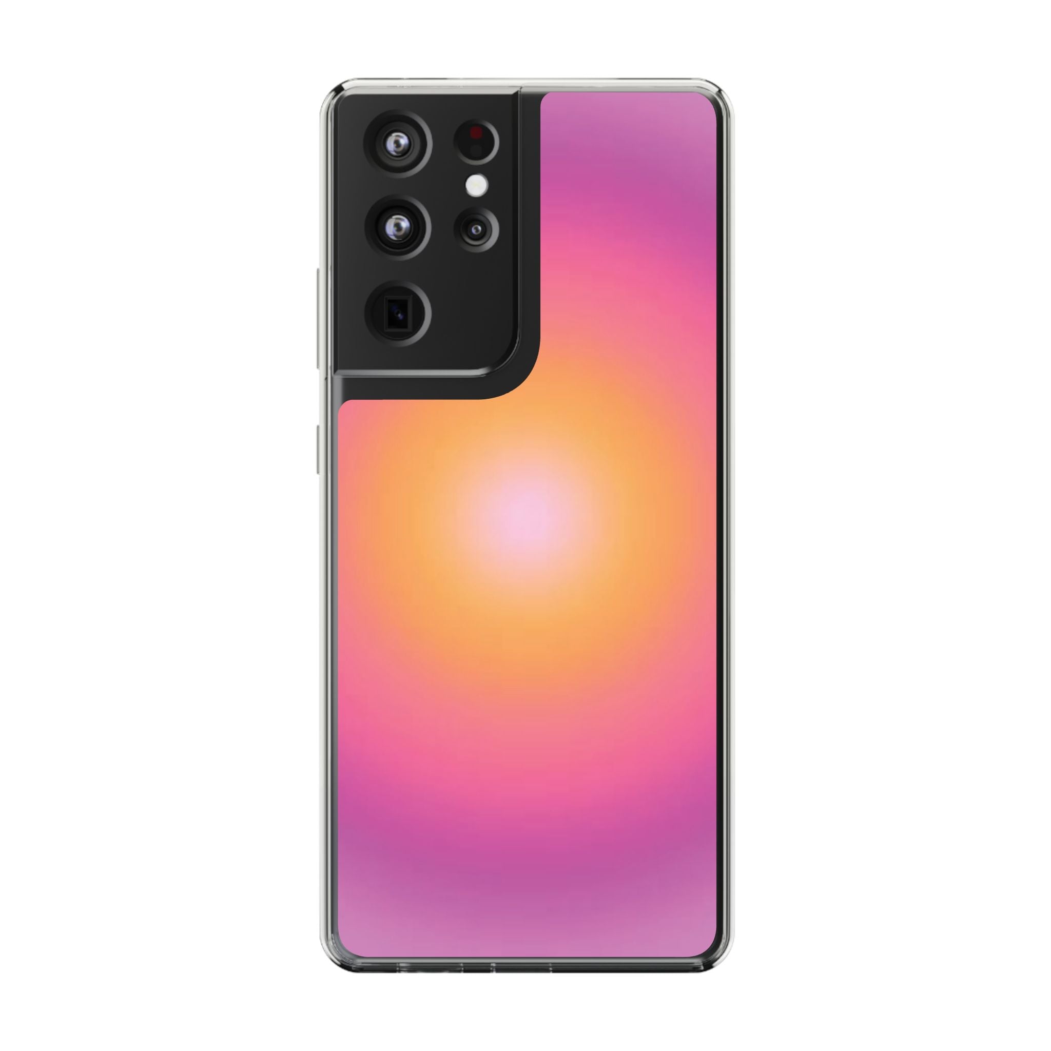 Sunset Gradient Clear Protective Cover