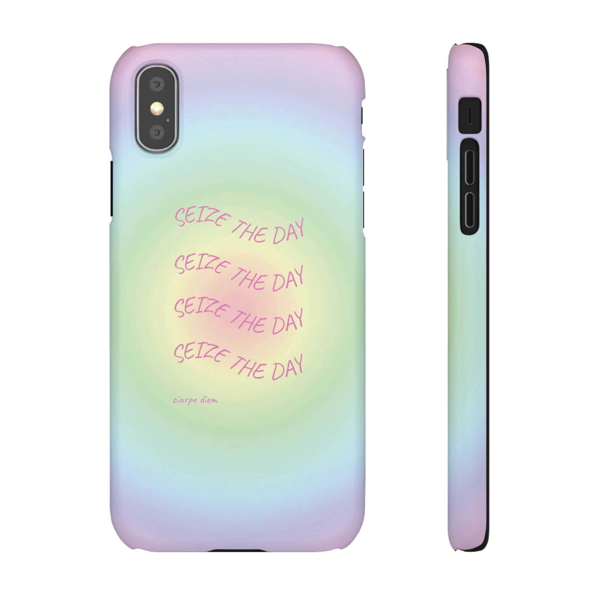 Carpe Diem Bermuda Halo Gradient Snap Phone Case