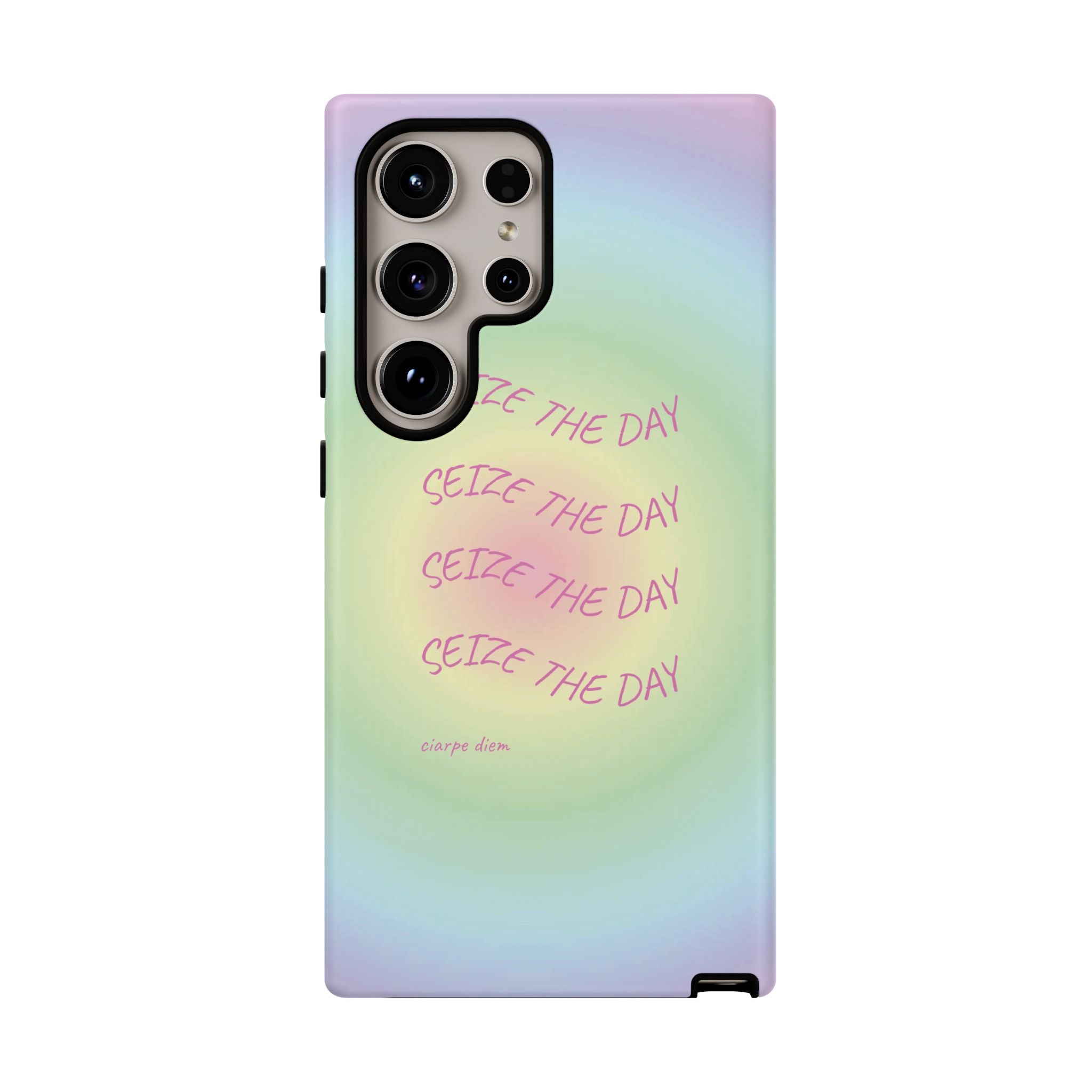 Bermuda Halo Seize The Day Pastel Gradient Tough Phone Case