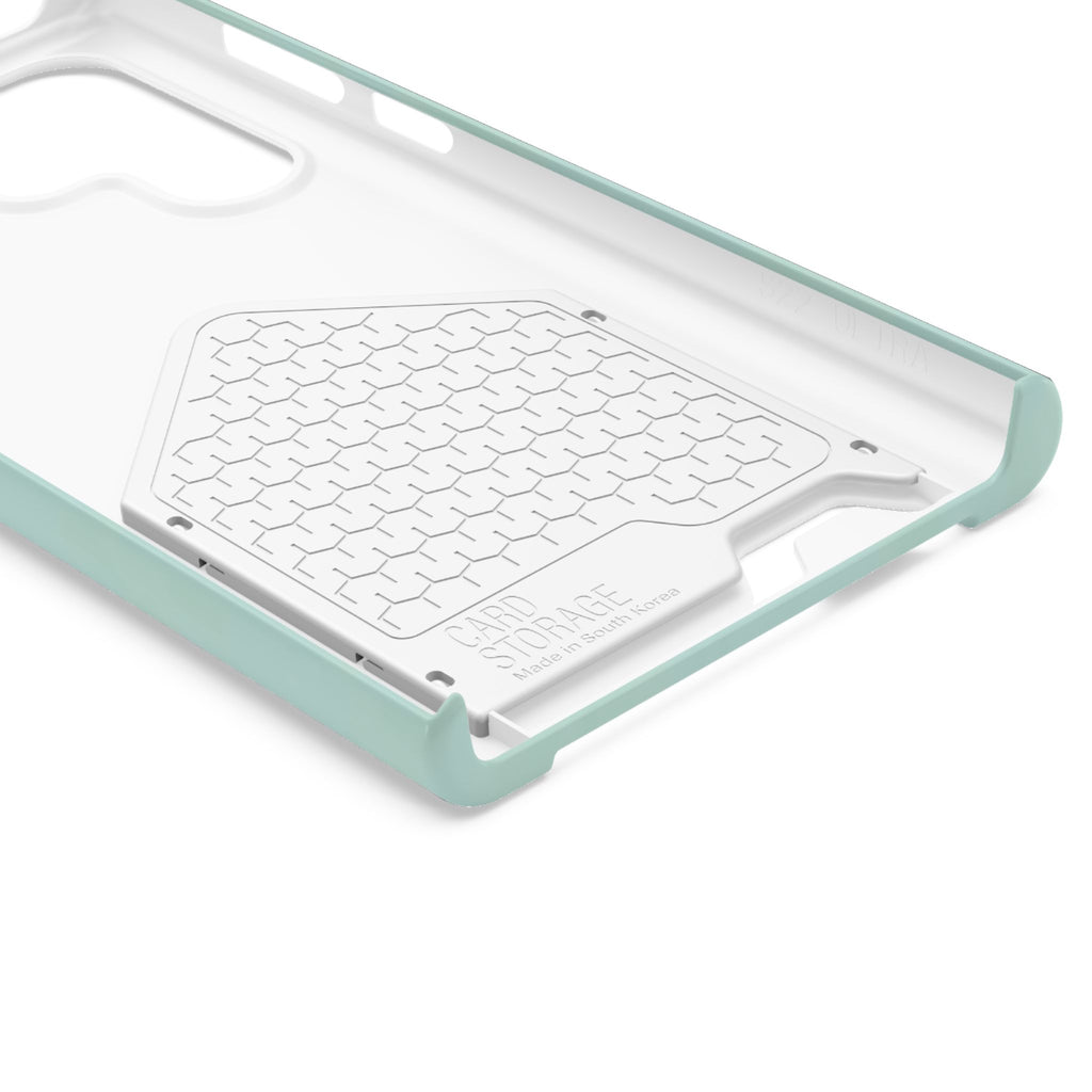 Light Mint Card Holder Phone Case