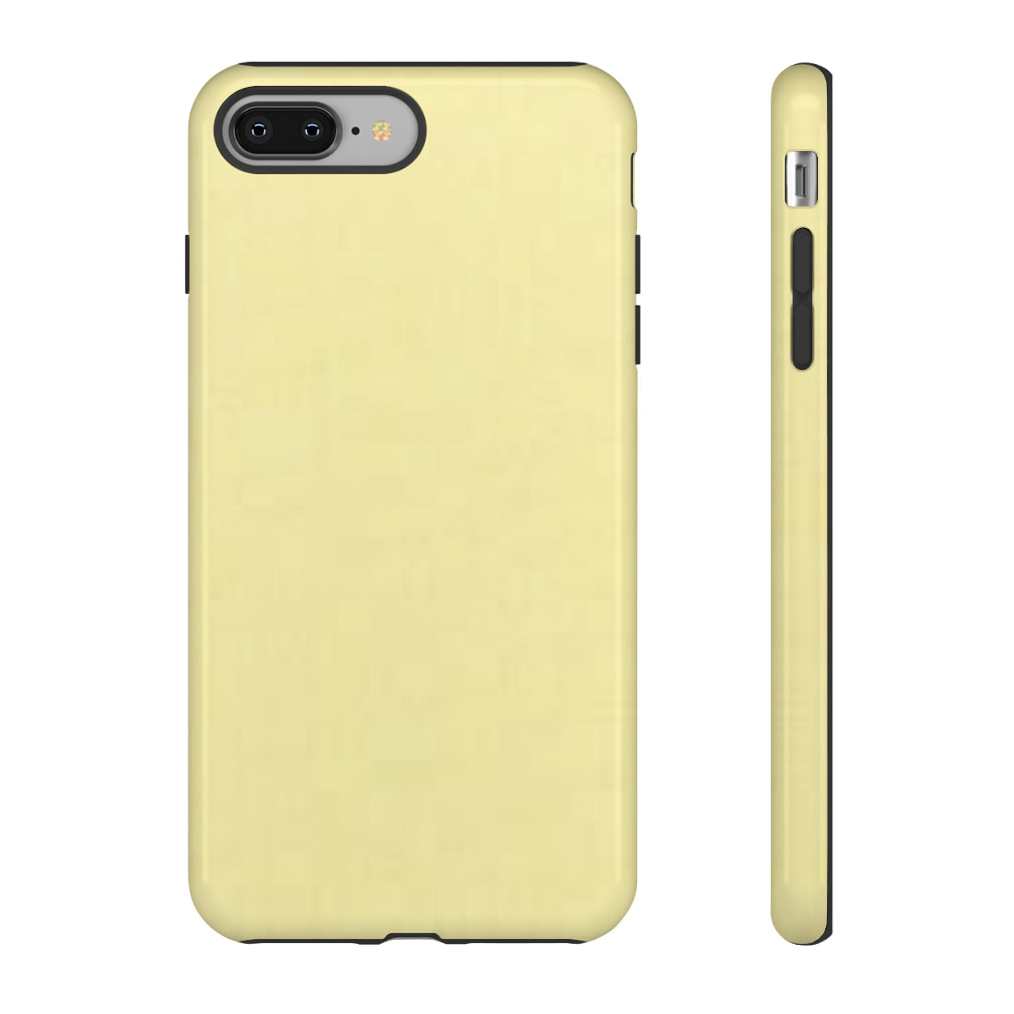 Pale Yellow Protective Phone Case