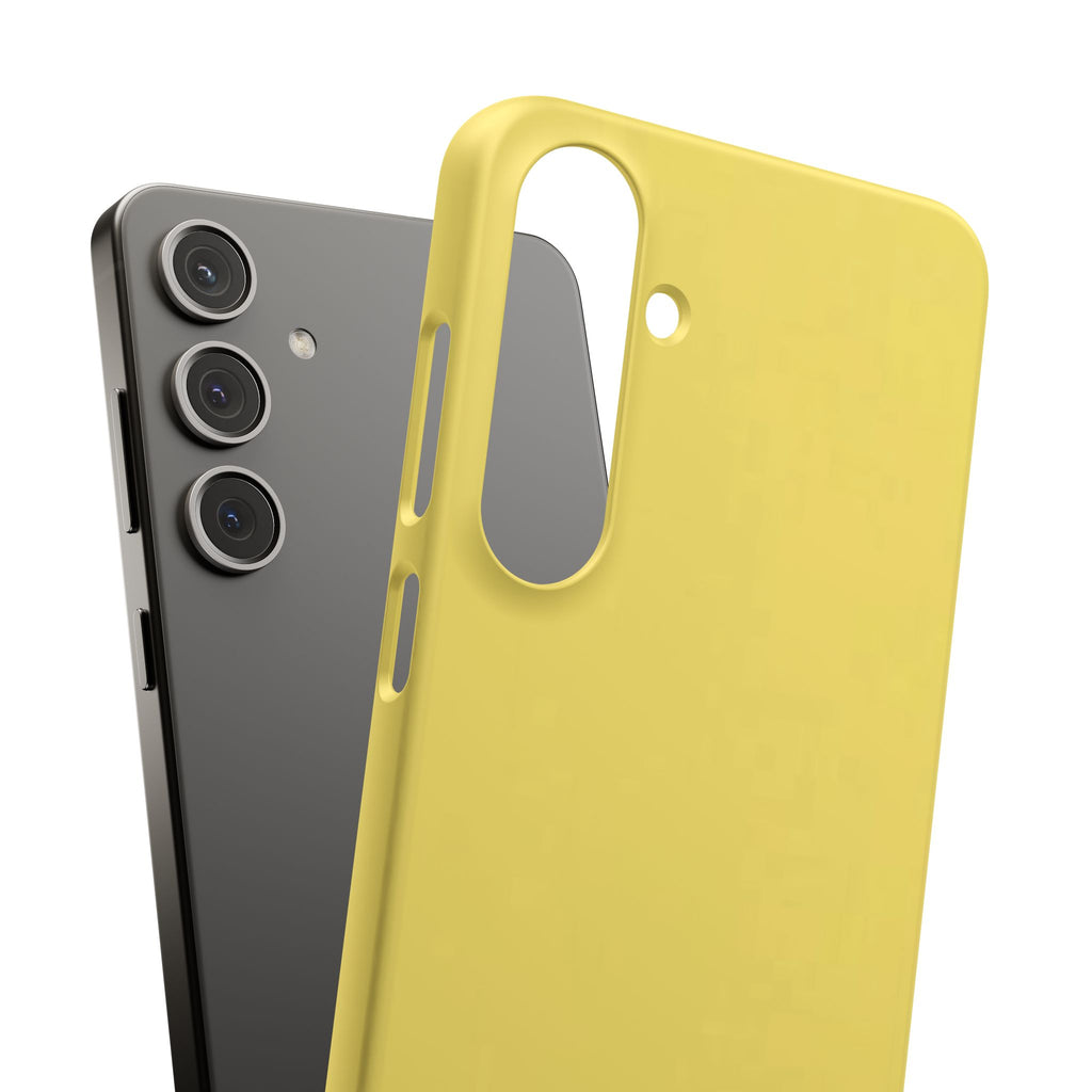 Yellow Snap Phone Case