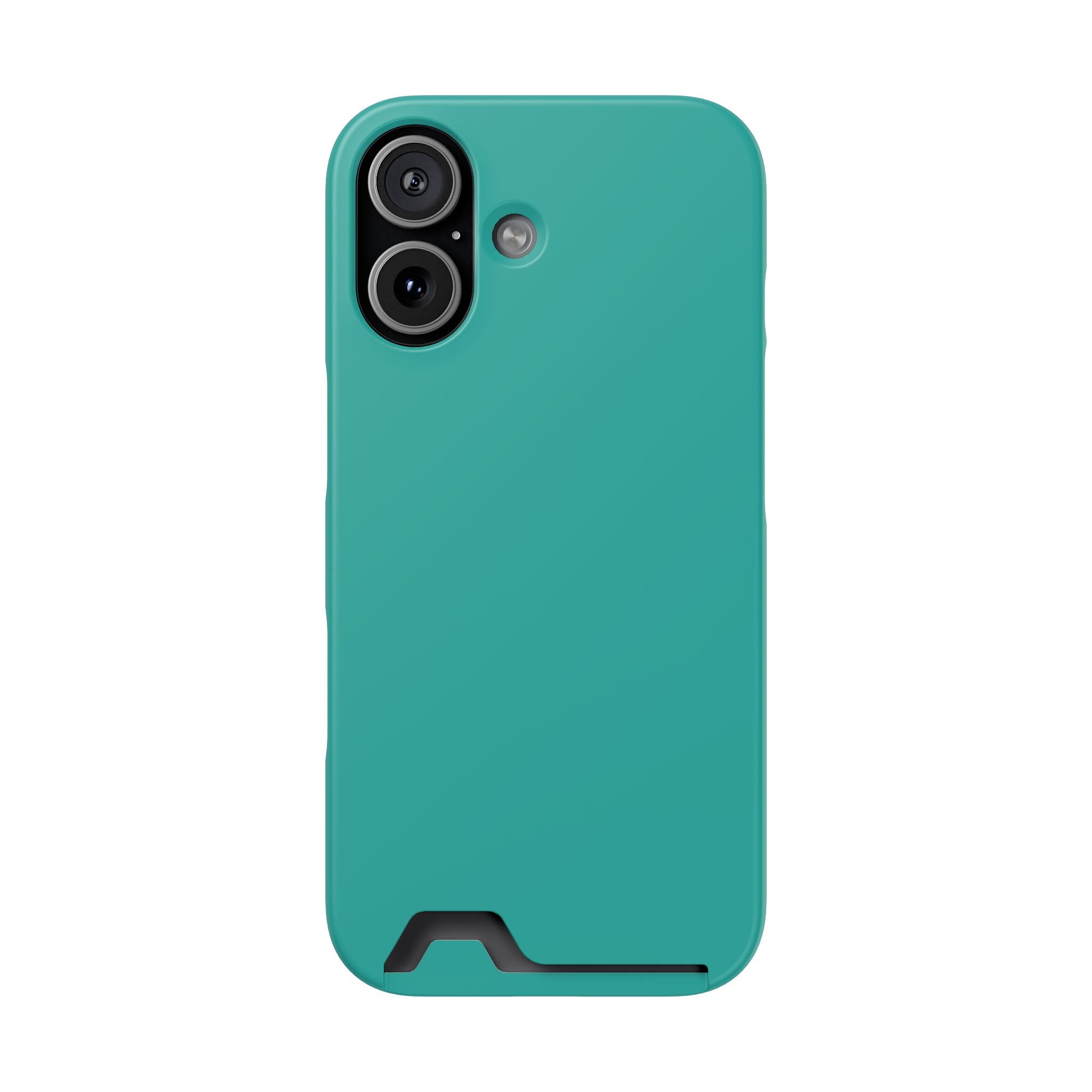 Teal Card-Holder Phone Case