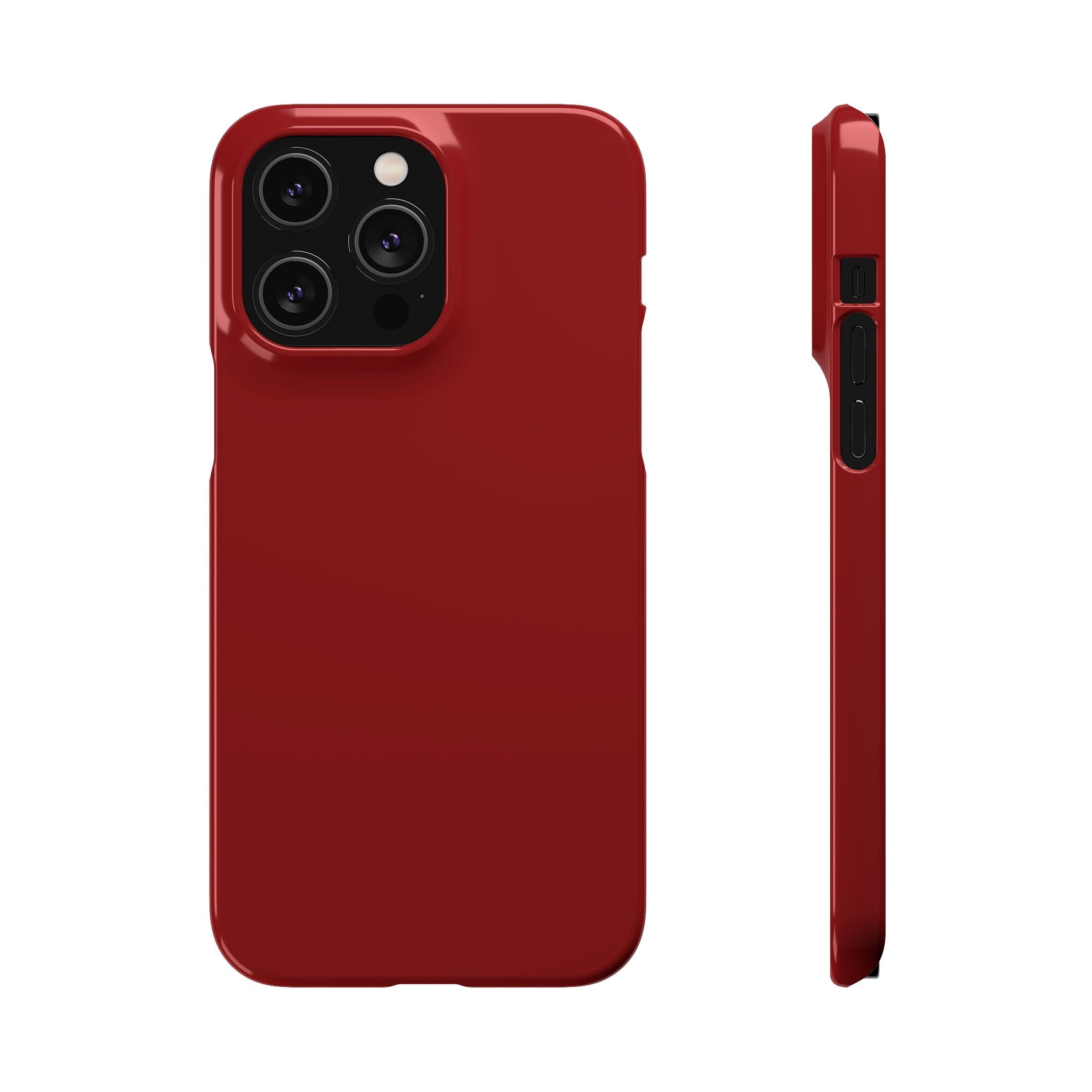 Dark Red Snap Phone Case