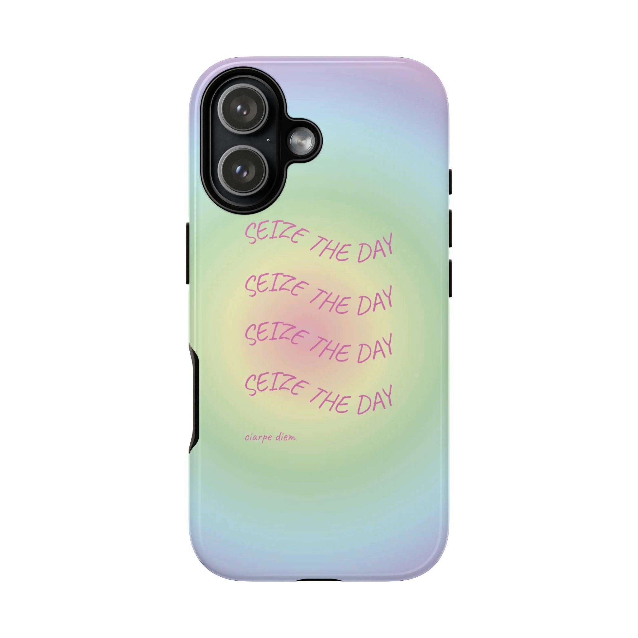 Bermuda Halo Seize The Day Pastel Gradient Tough Phone Case