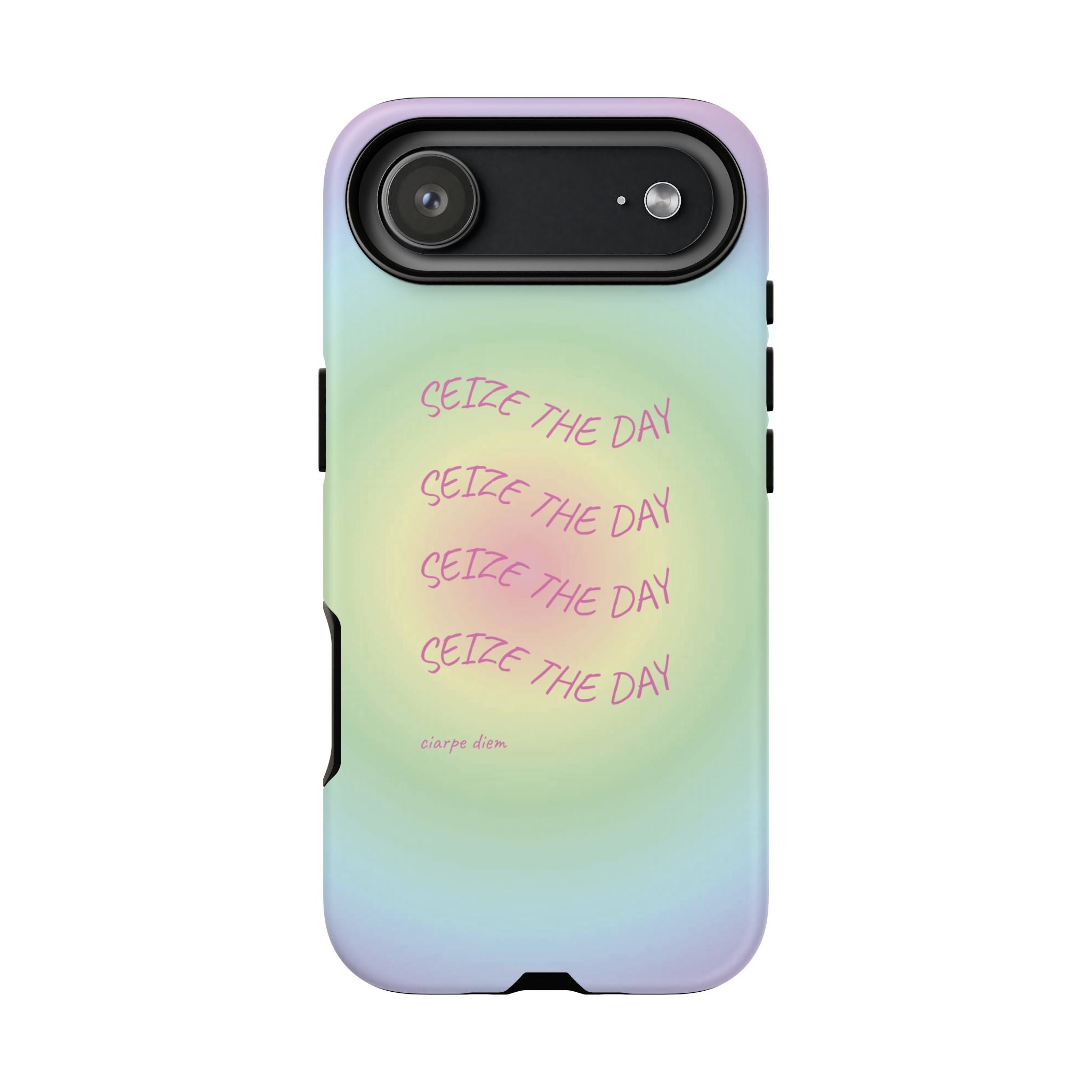 Bermuda Halo Seize The Day Pastel Gradient Tough Phone Case