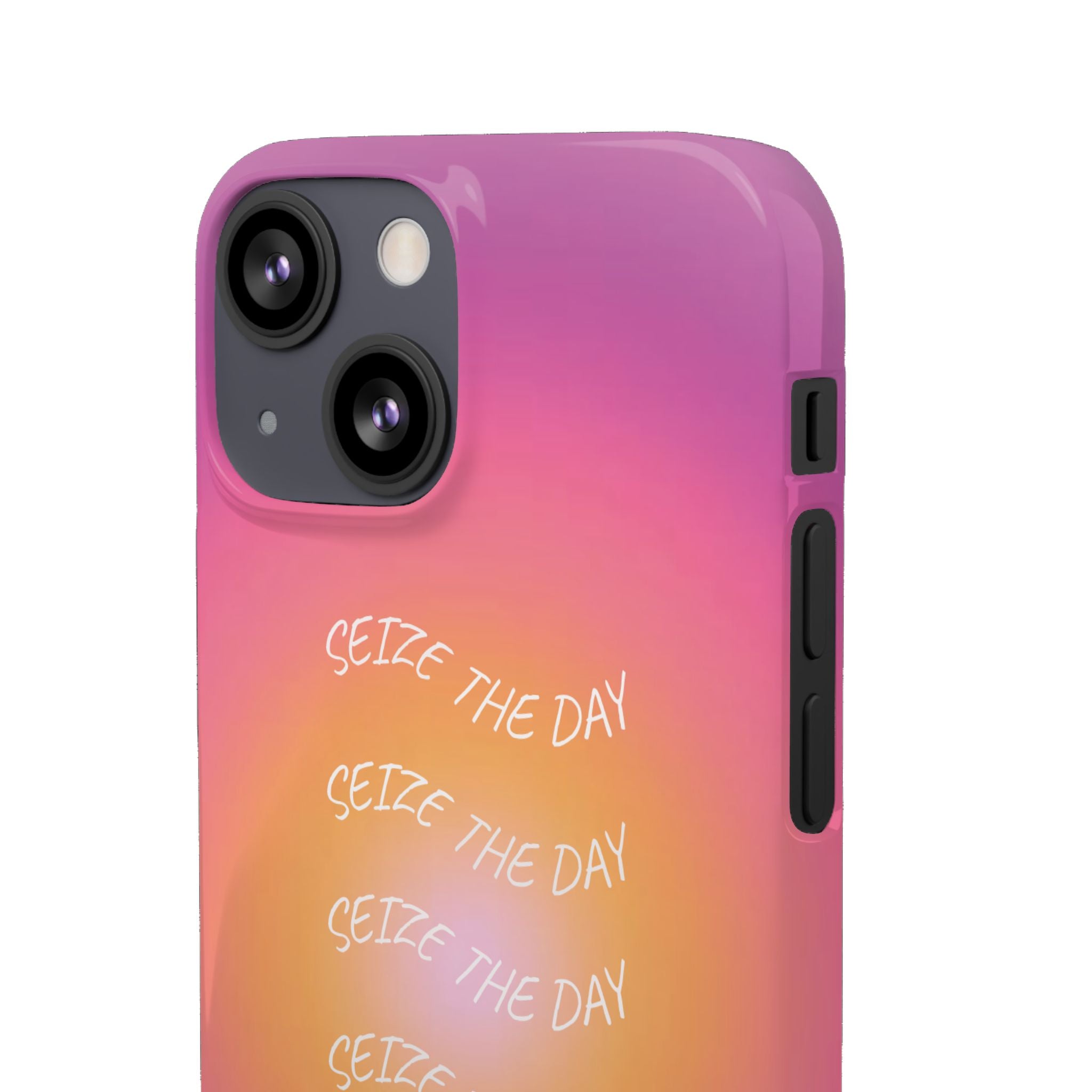 Carpe Diem Sunburst Gradient Snap Phone Case