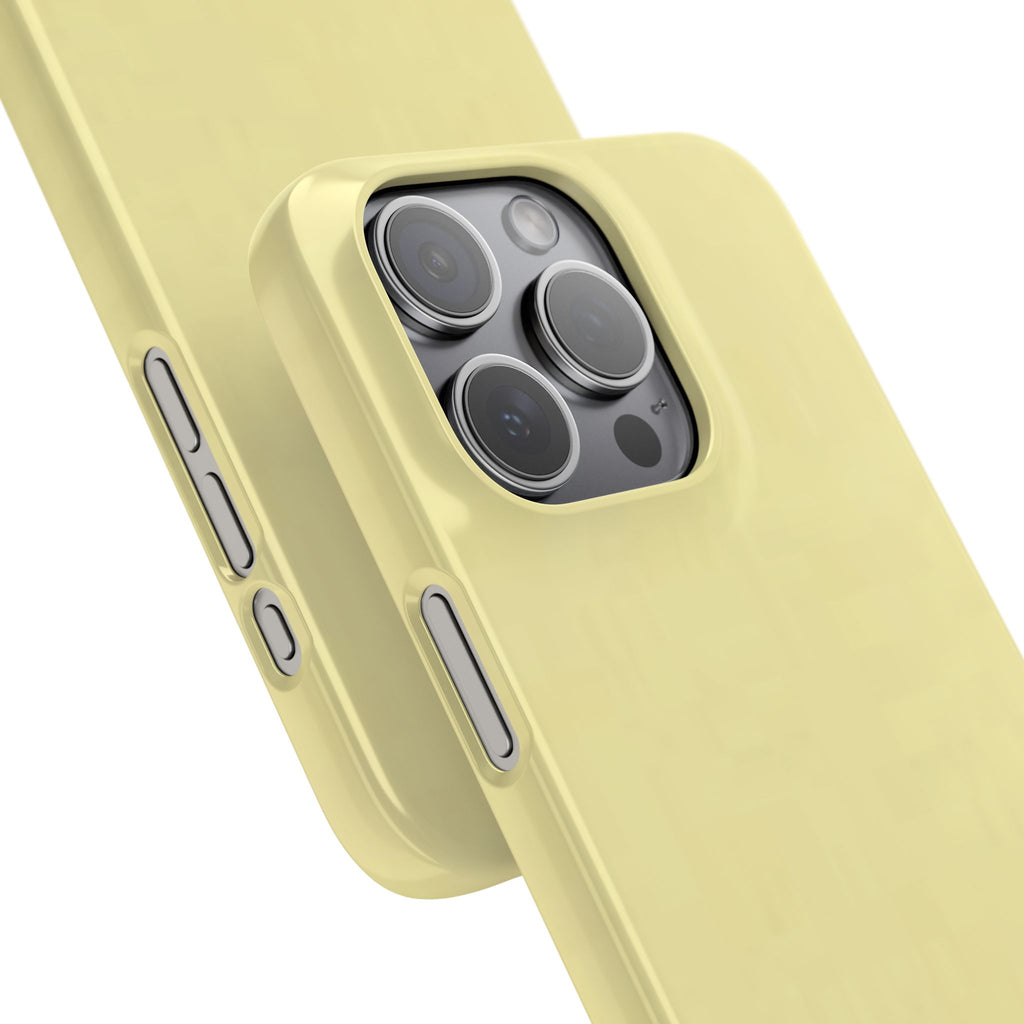 Pale Yellow Snap Phone Case