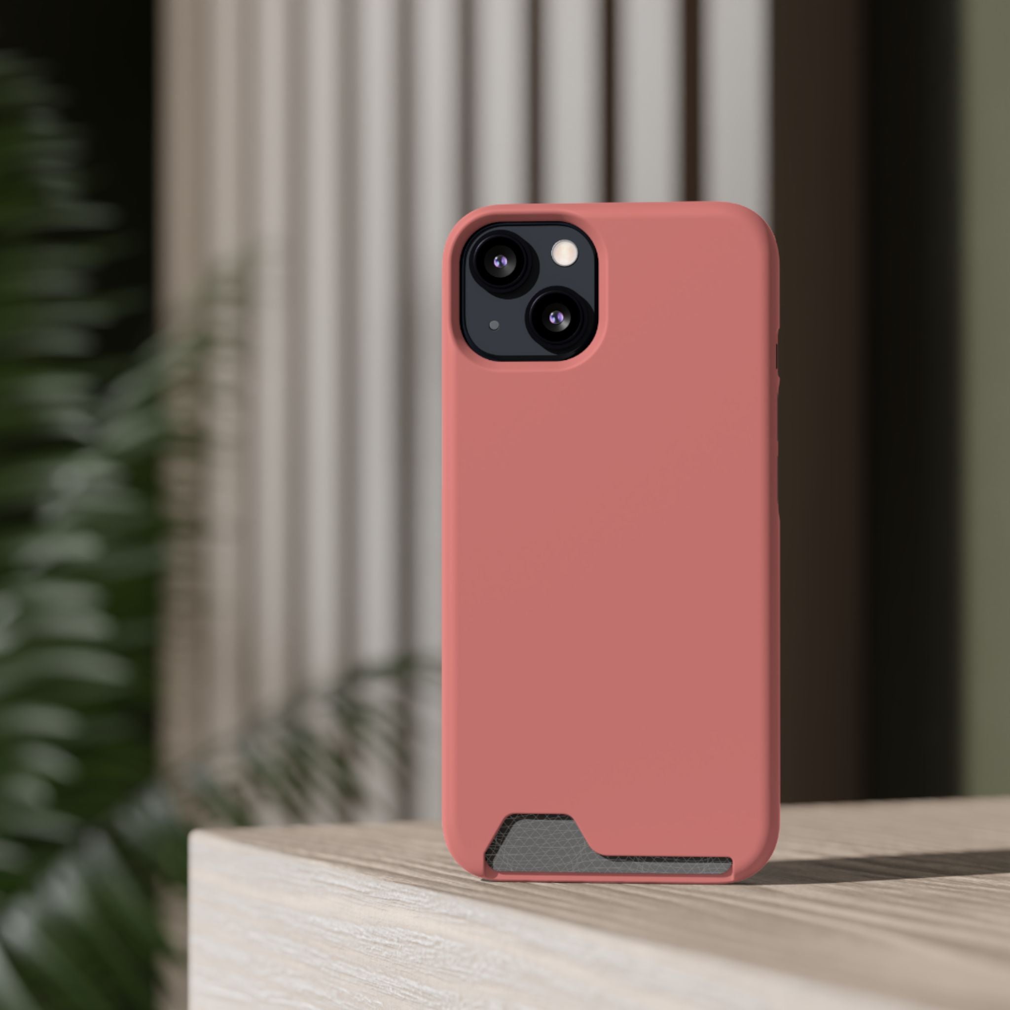 Frosty Pink Card Holder Phone Case