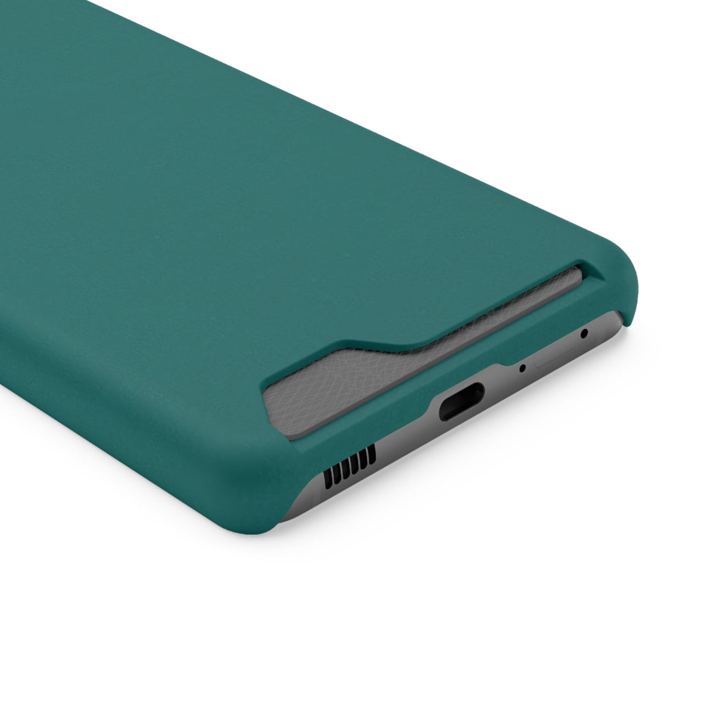 Sea Green Card Holder Phone Case
