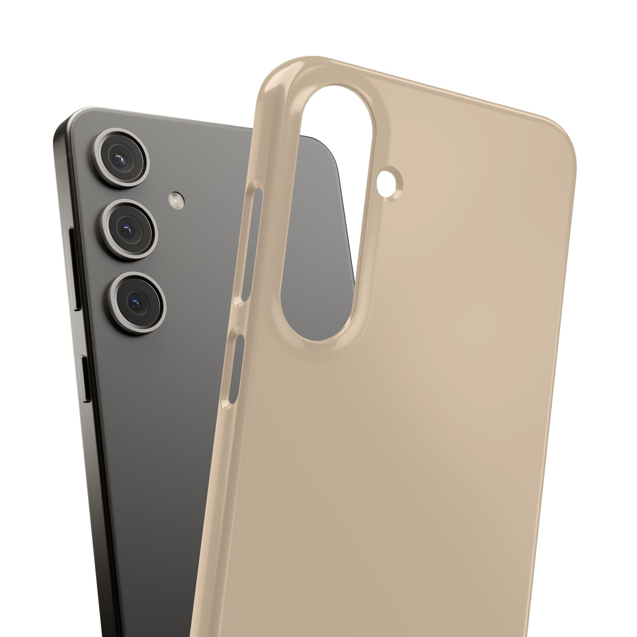 Beige Snap Phone Case