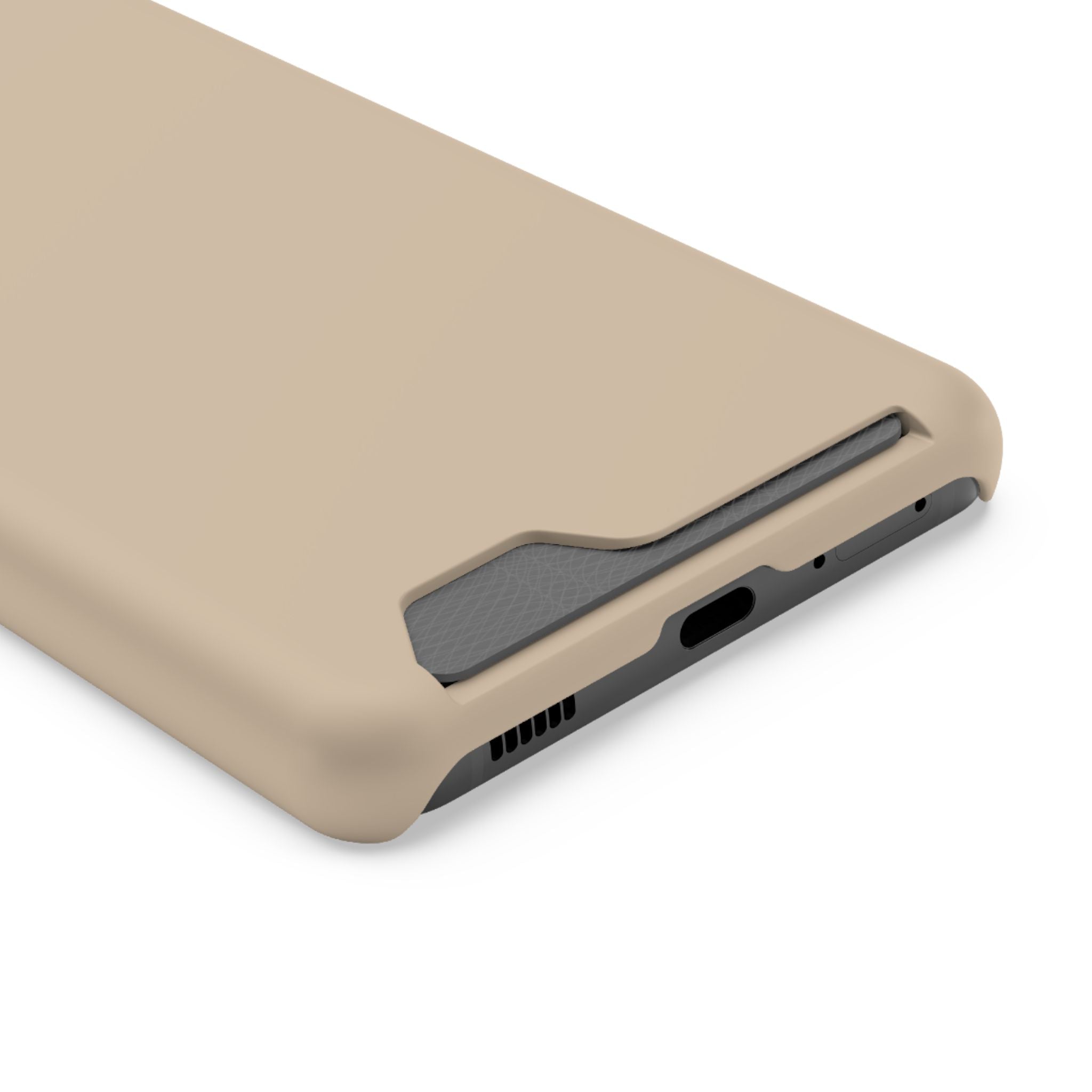 Beige Card-Holder Phone Case