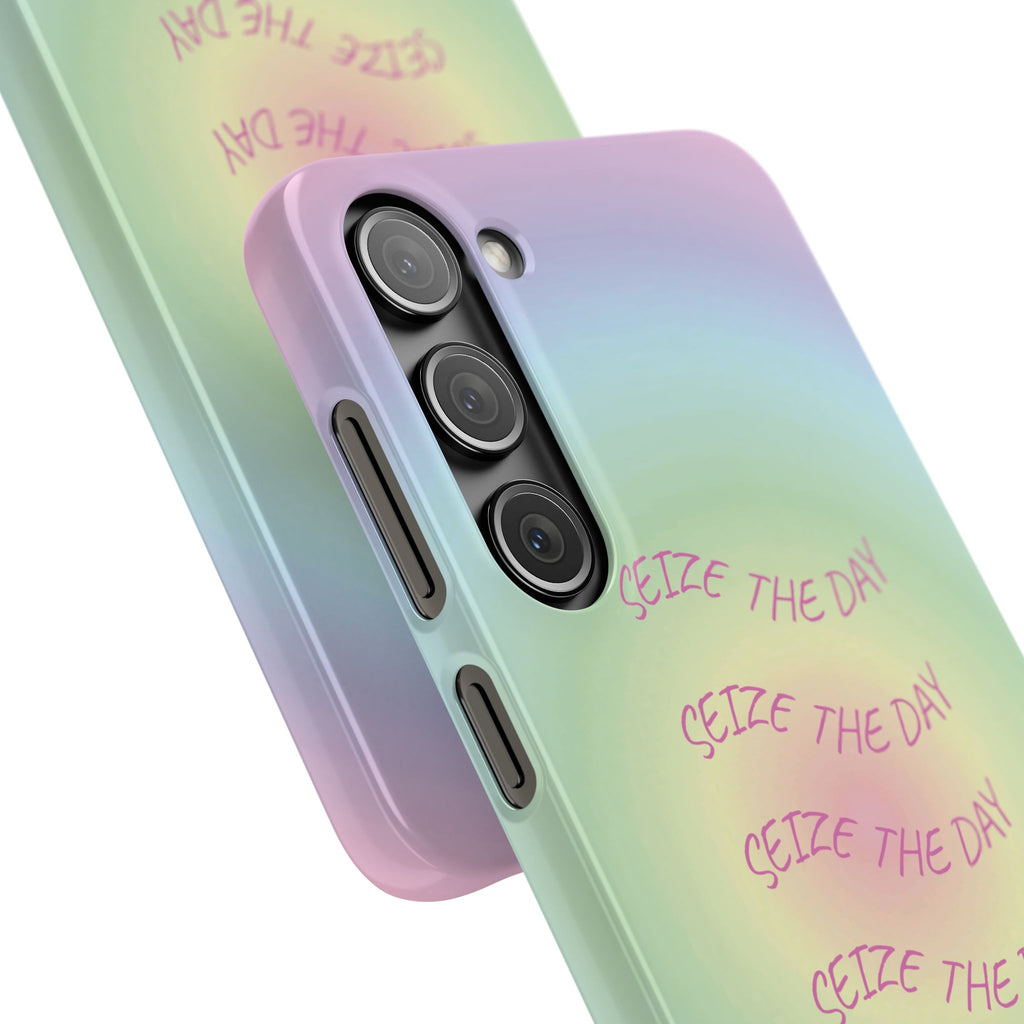 Carpe Diem Bermuda Halo Gradient Snap Phone Case