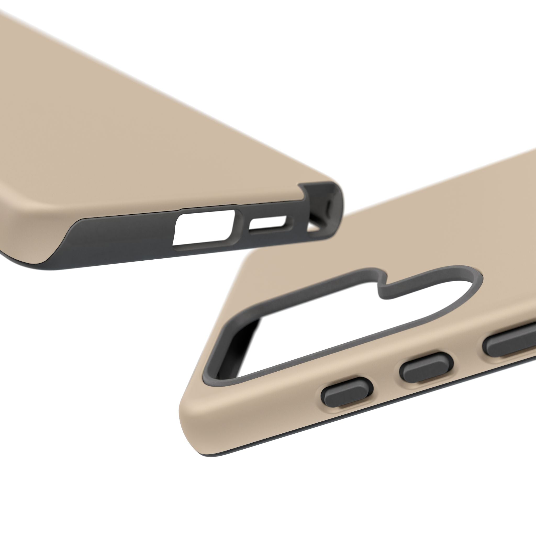 Beige Protective Phone Case