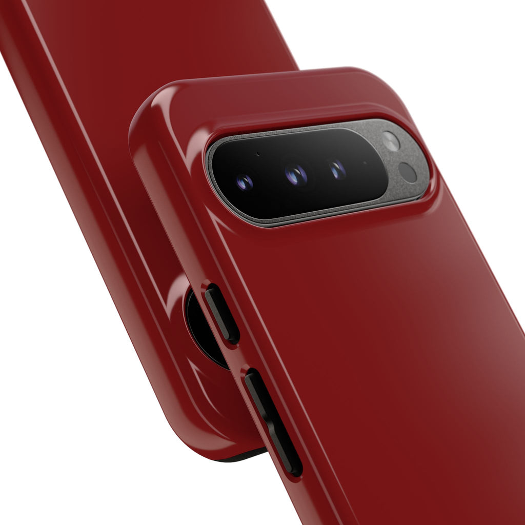 Dark Red Protective Phone Case