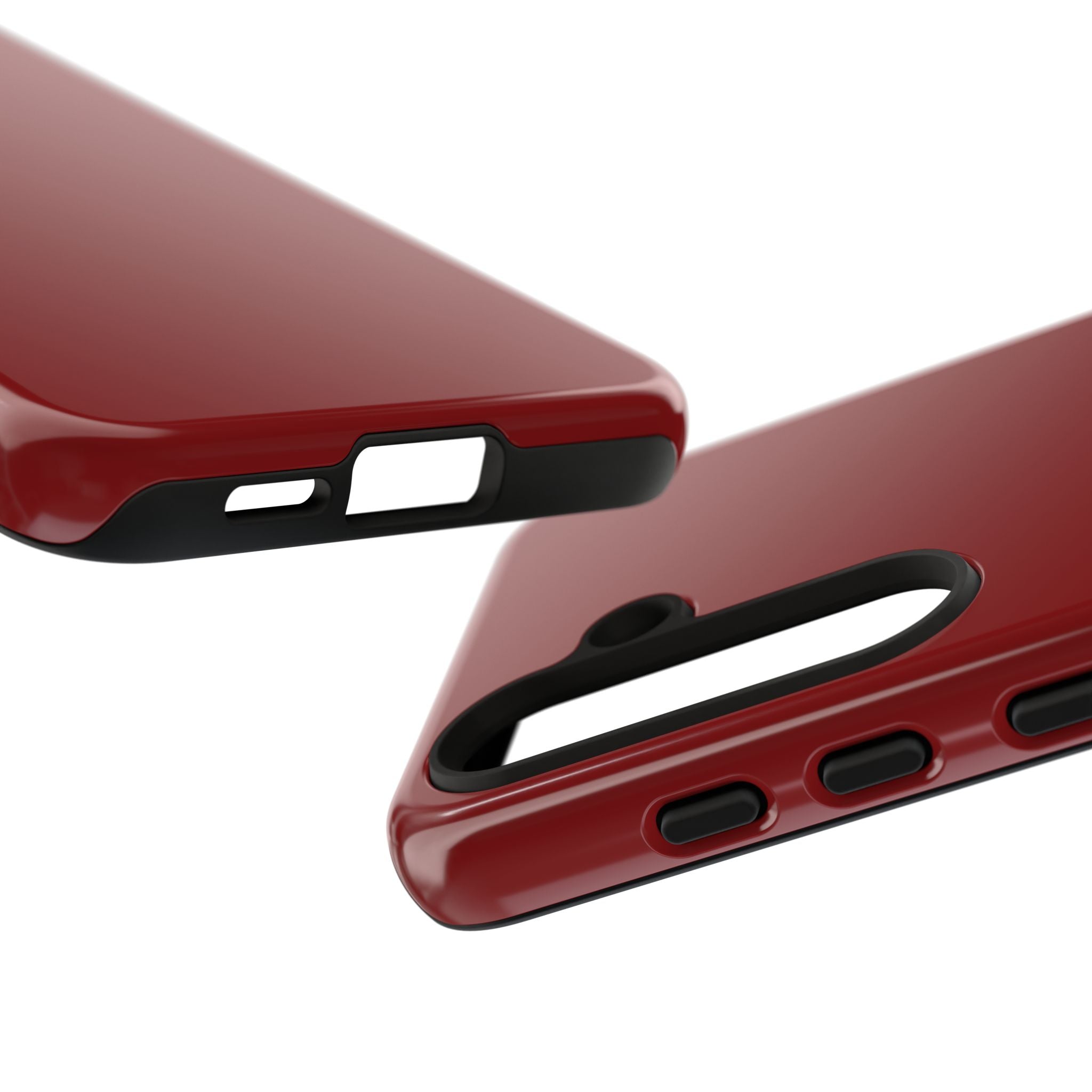 Dark Red Protective Phone Case