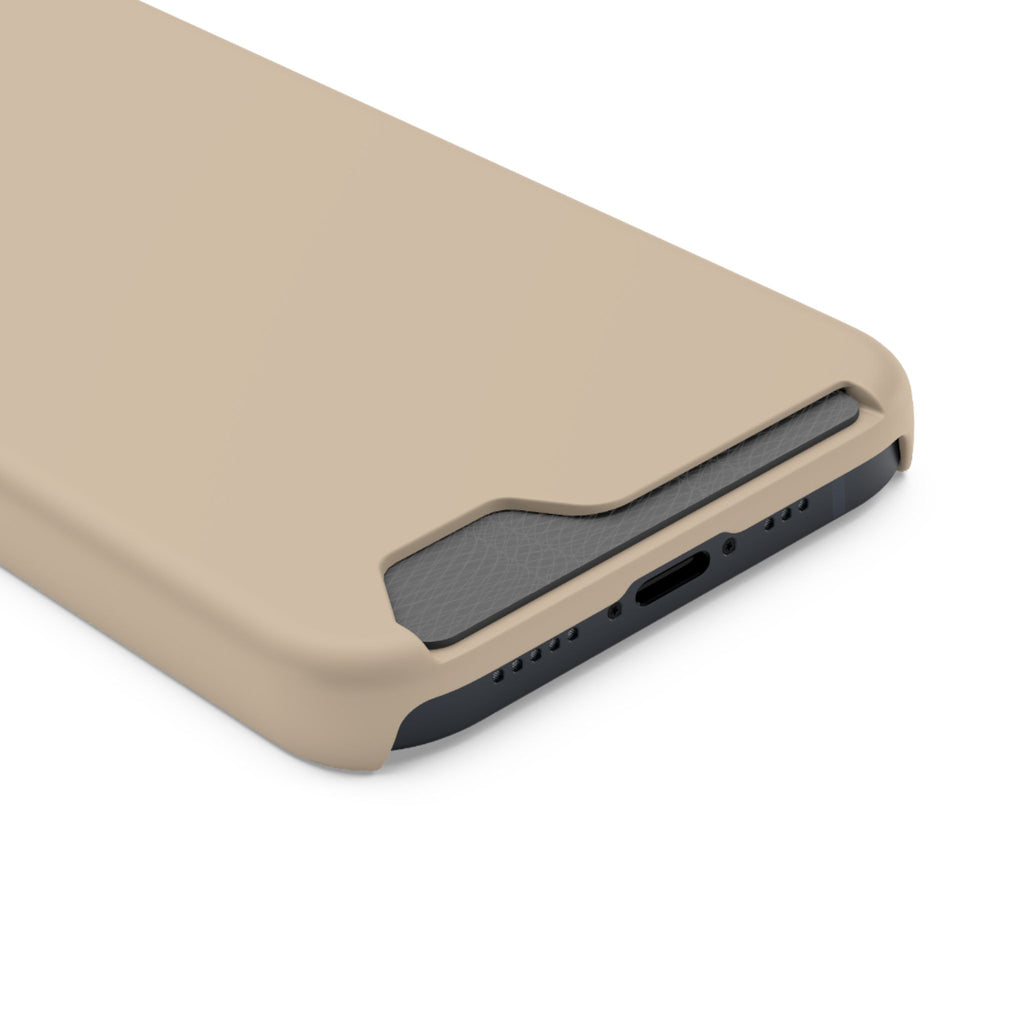 Beige Card-Holder Phone Case