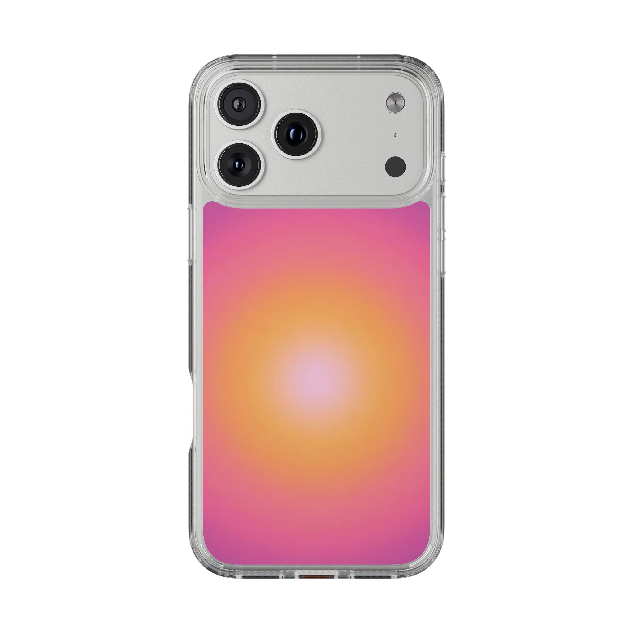 Sunset Gradient Clear Protective Cover