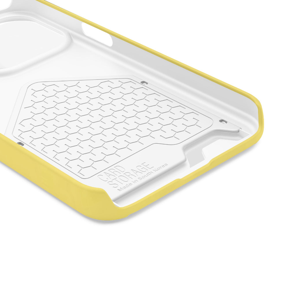 Yellow Card-Holder Phone Case