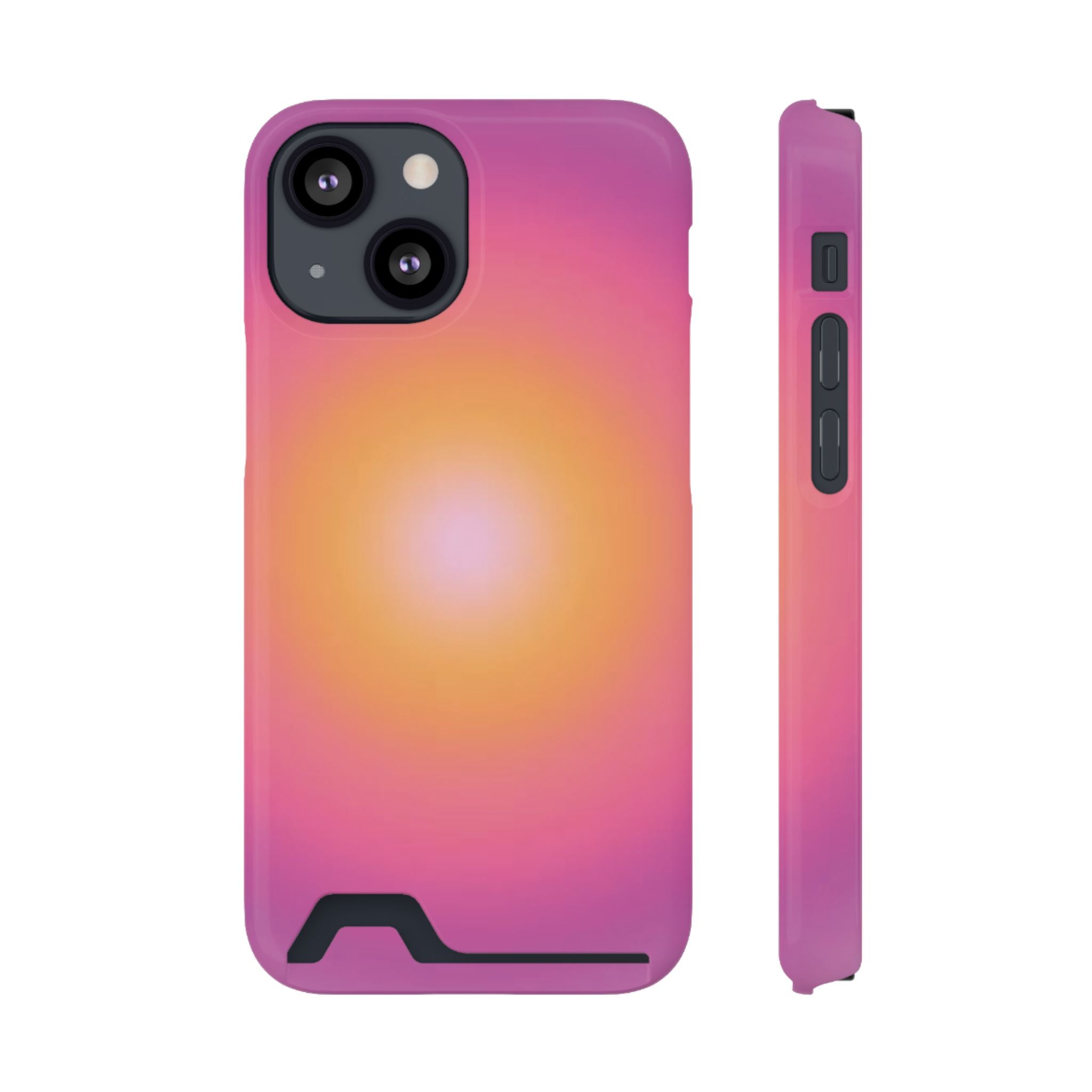 Sunset Gradient Phone Case with Card Holder